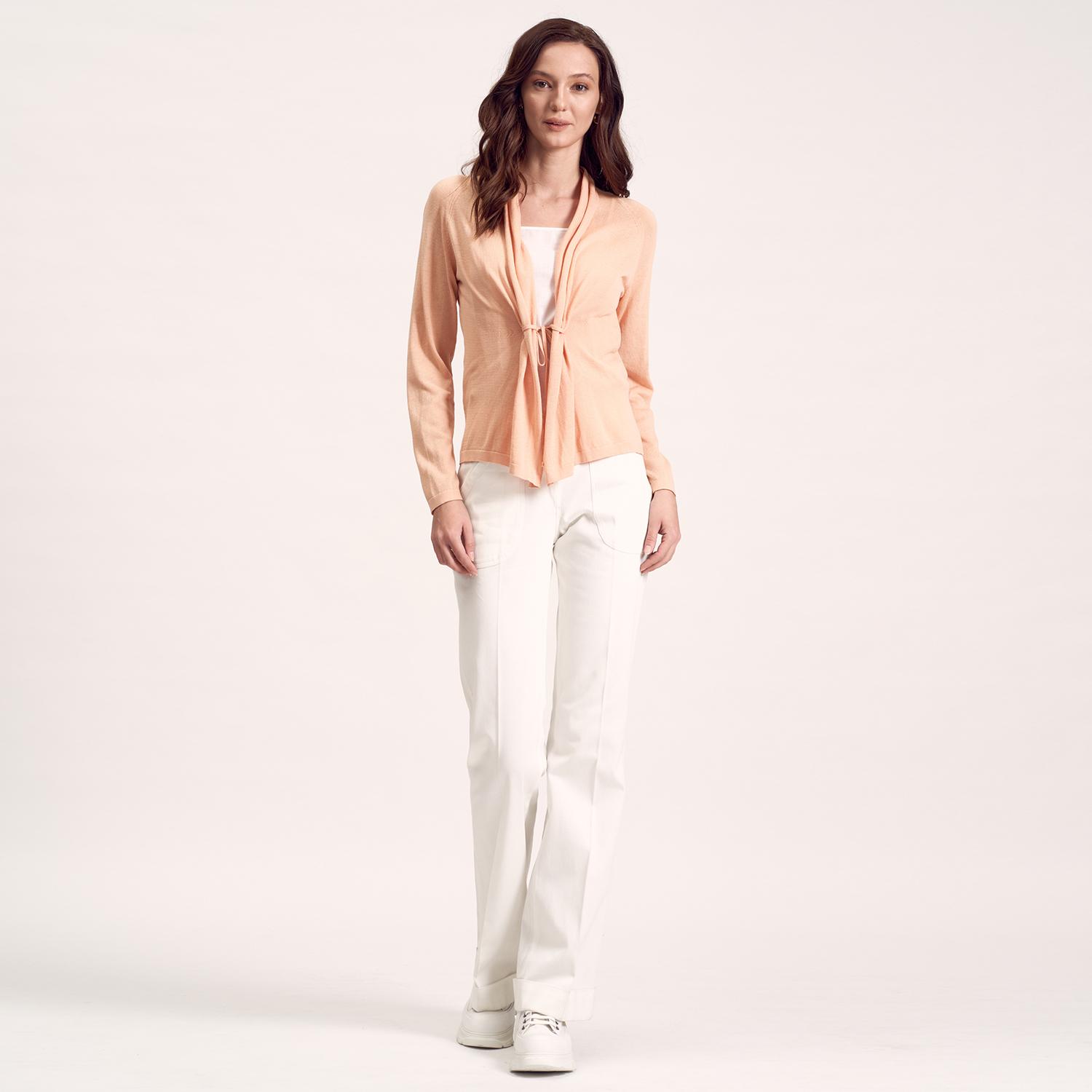 Pembe Kadın Triko Hırka