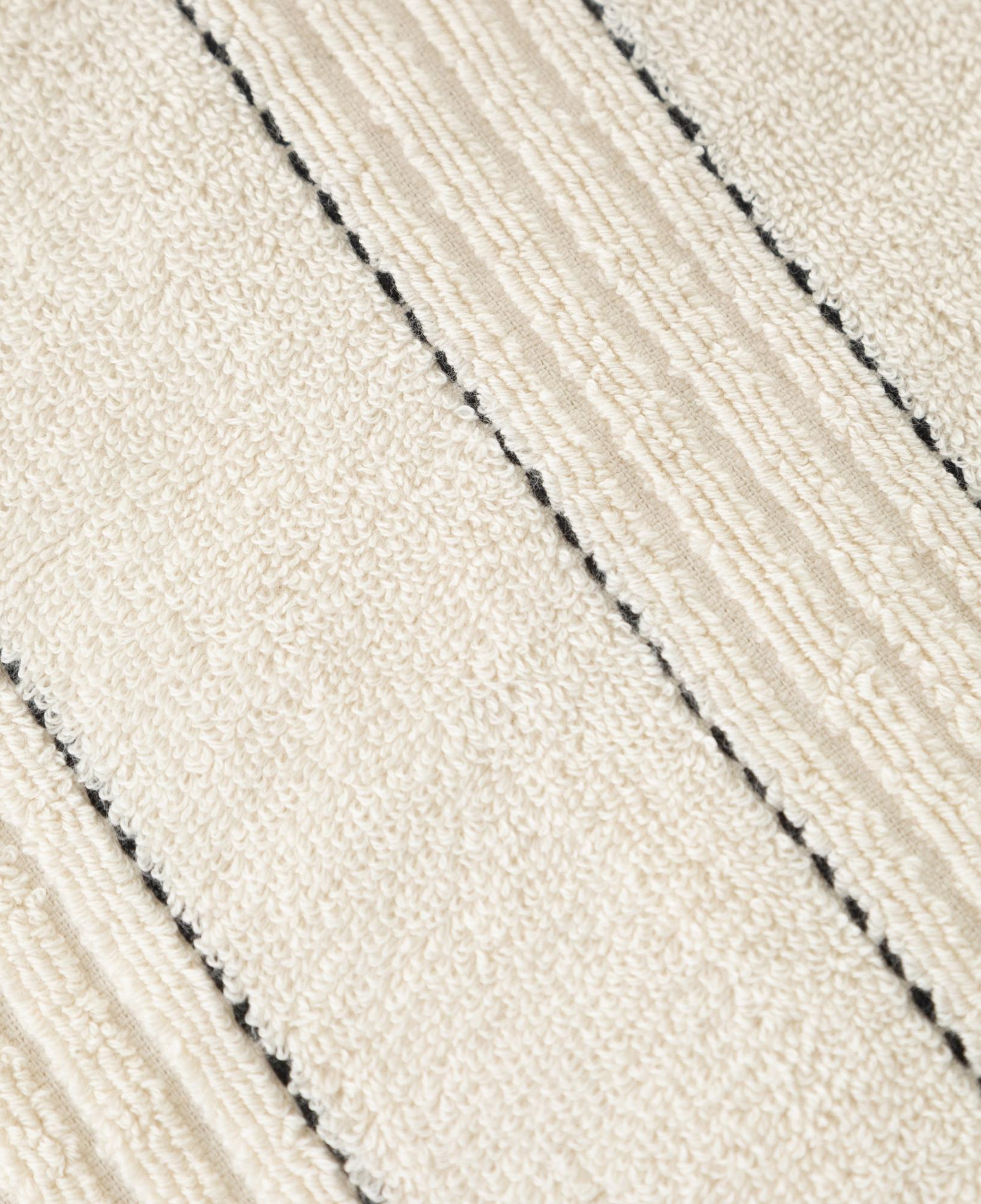 LINDA KREM PÜSKÜLLÜ YÜZ HAVLUSU 50X80