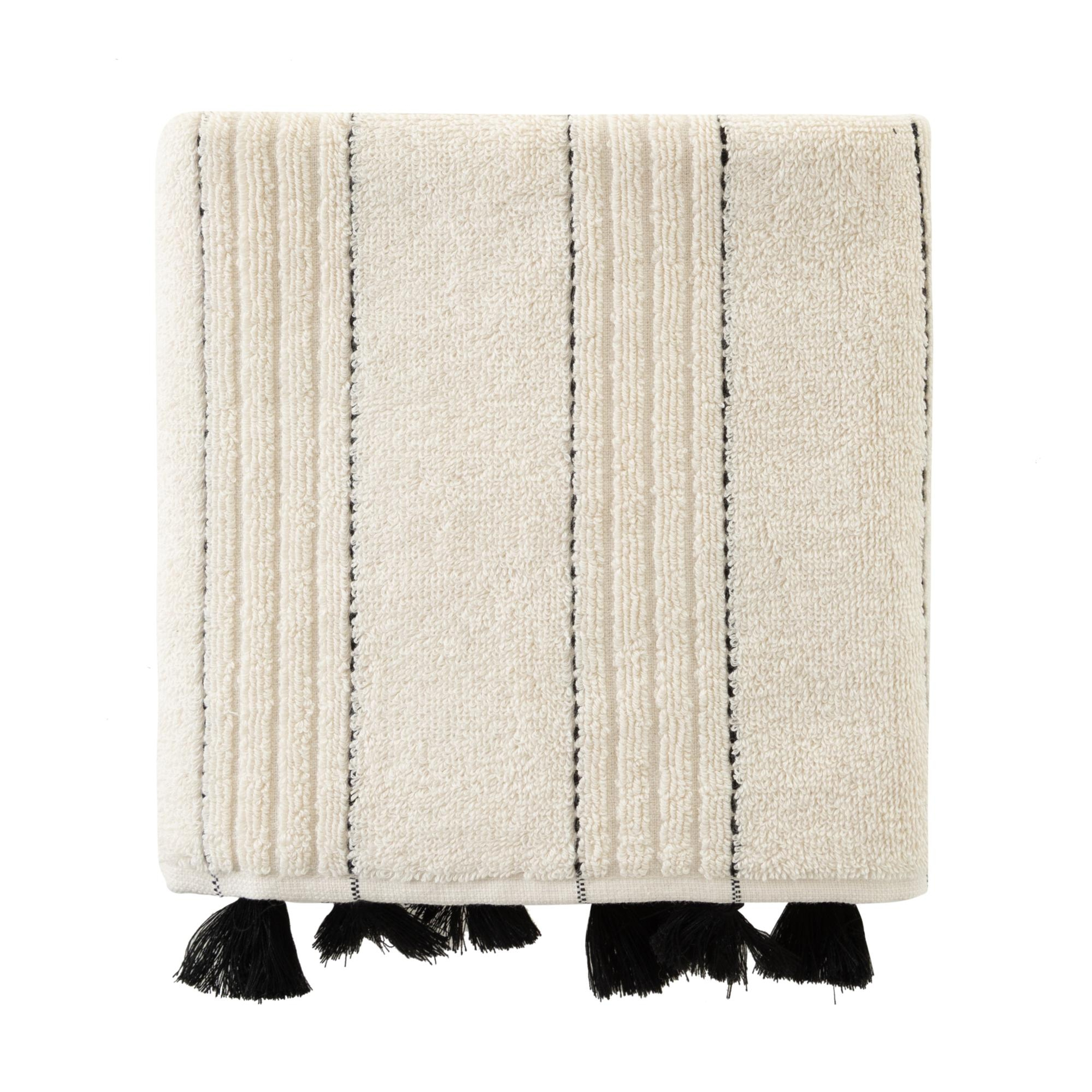 LINDA KREM PÜSKÜLLÜ YÜZ HAVLUSU 50X80