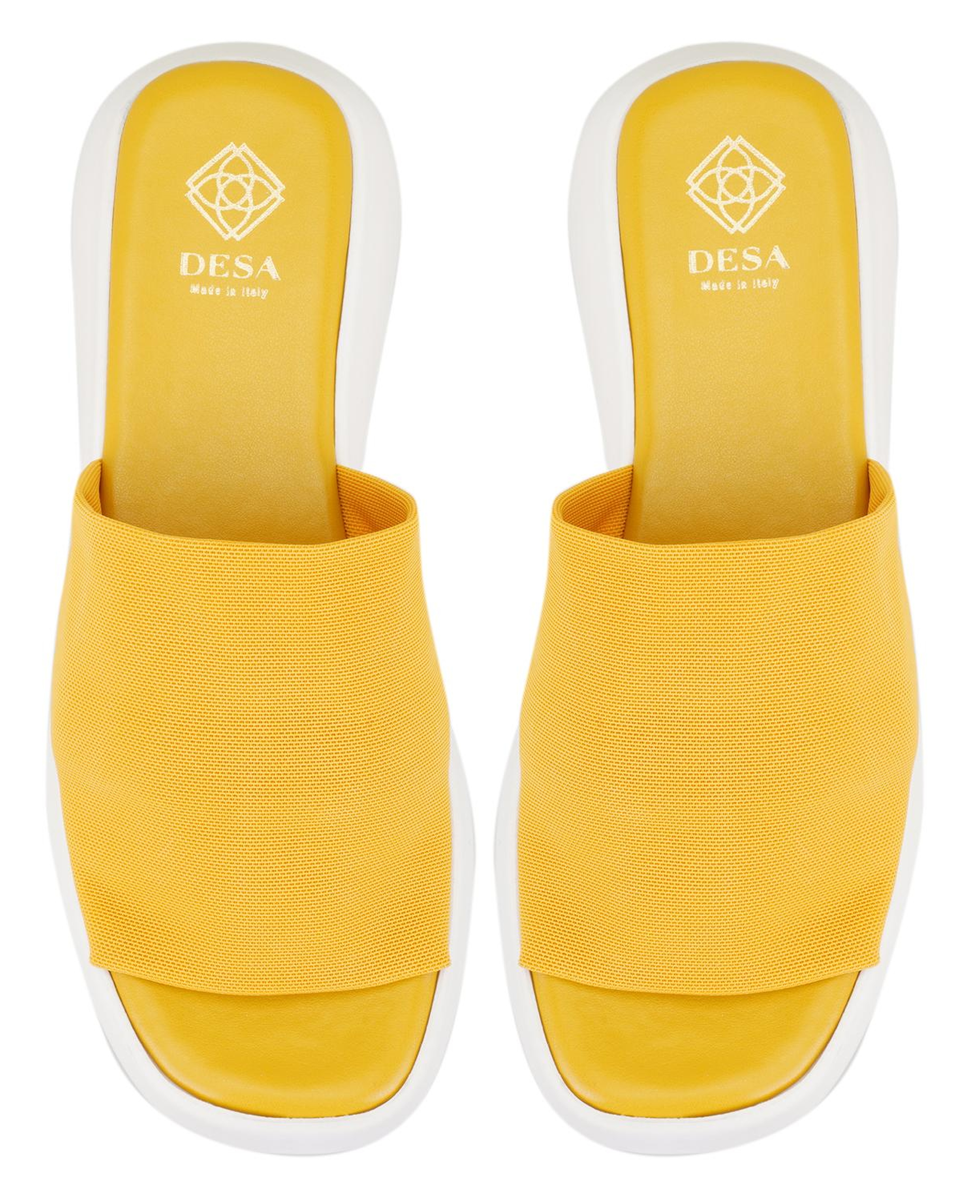 Kadın Sarı Platform Tabanlı Terlik