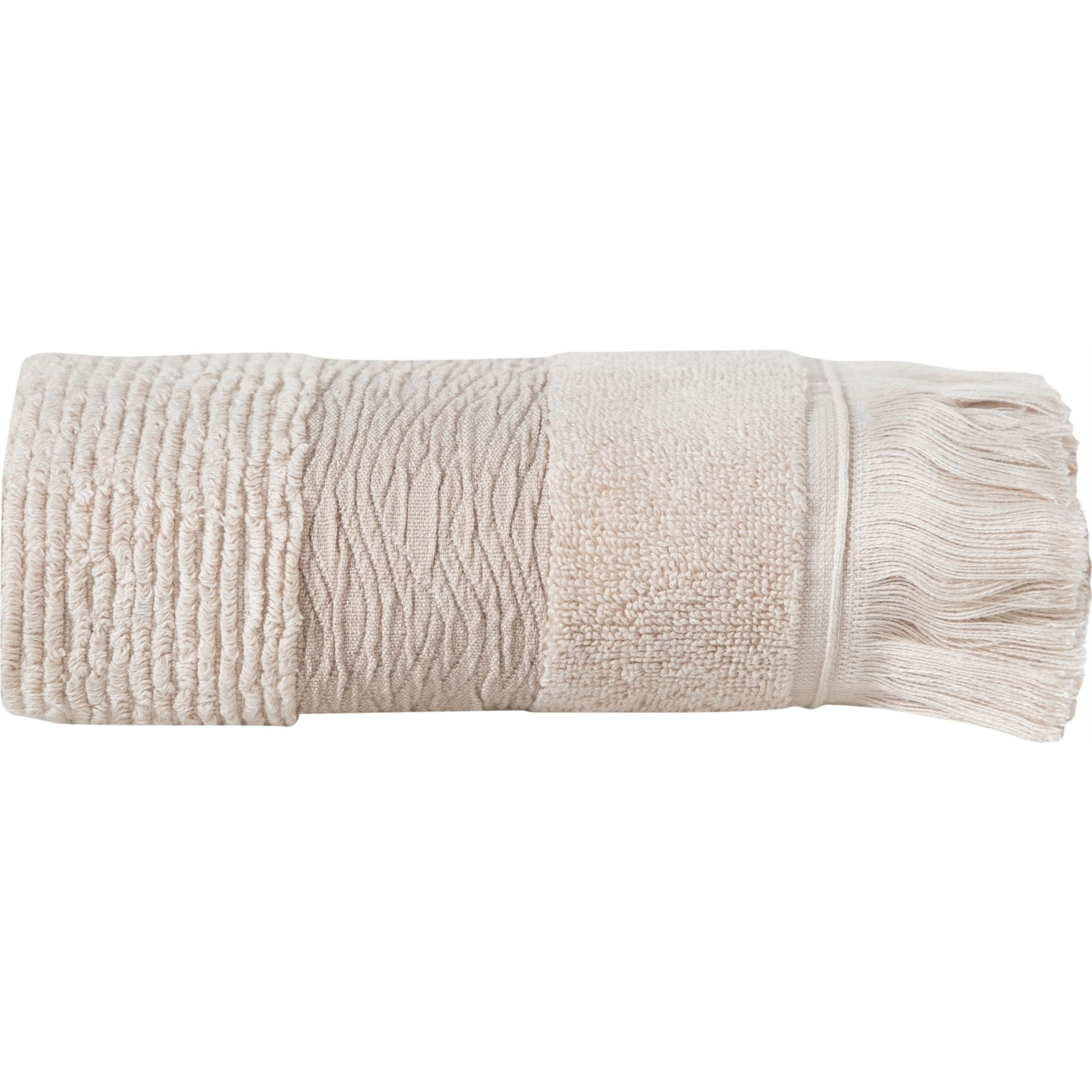 BORLA BEJ YÜZ HAVLUSU 50X80