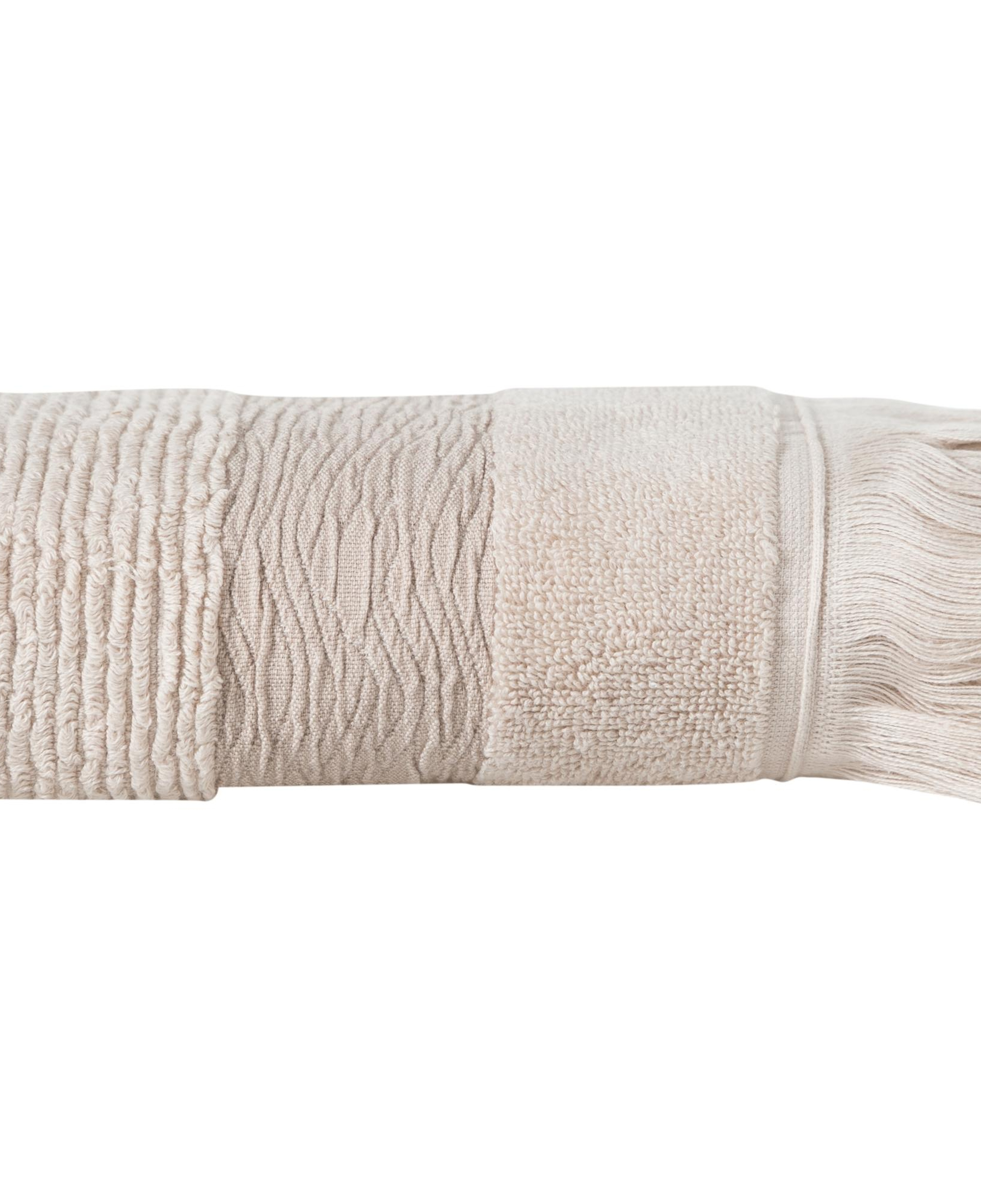 BORLA BEJ YÜZ HAVLUSU 50X80