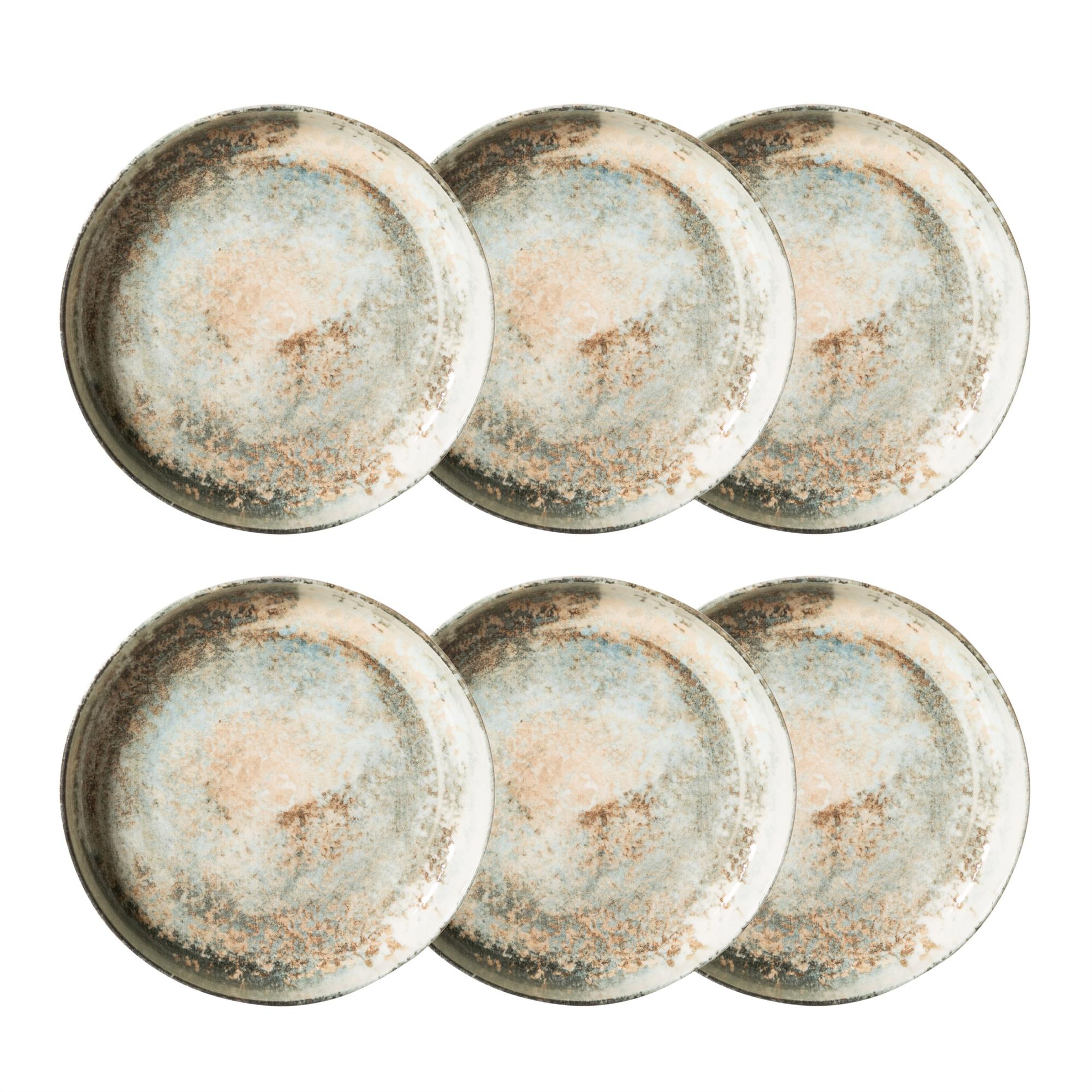 ASSOS ÇUKUR TABAK SETİ 6LI - 22CM