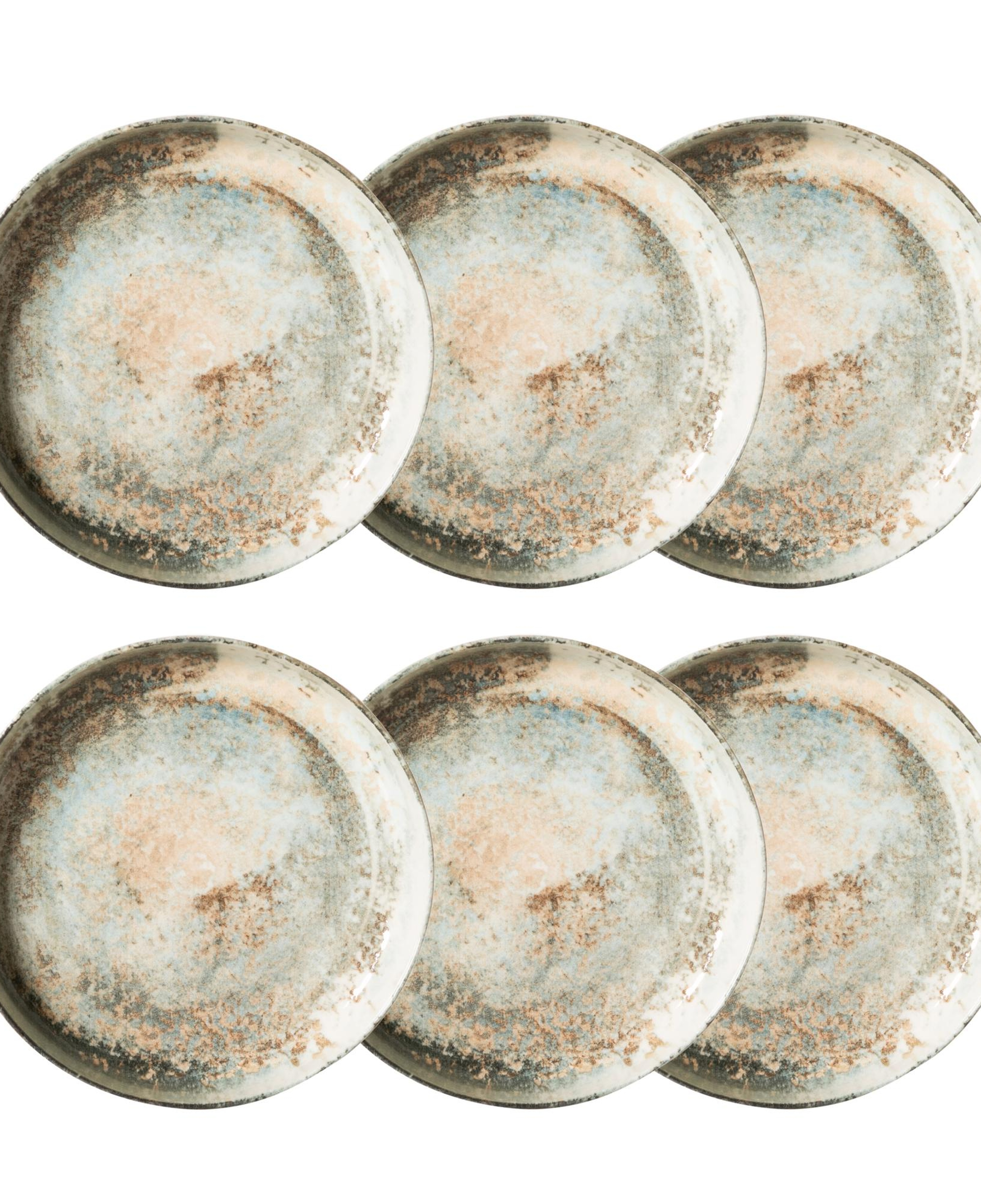 ASSOS ÇUKUR TABAK SETİ 6LI - 22CM