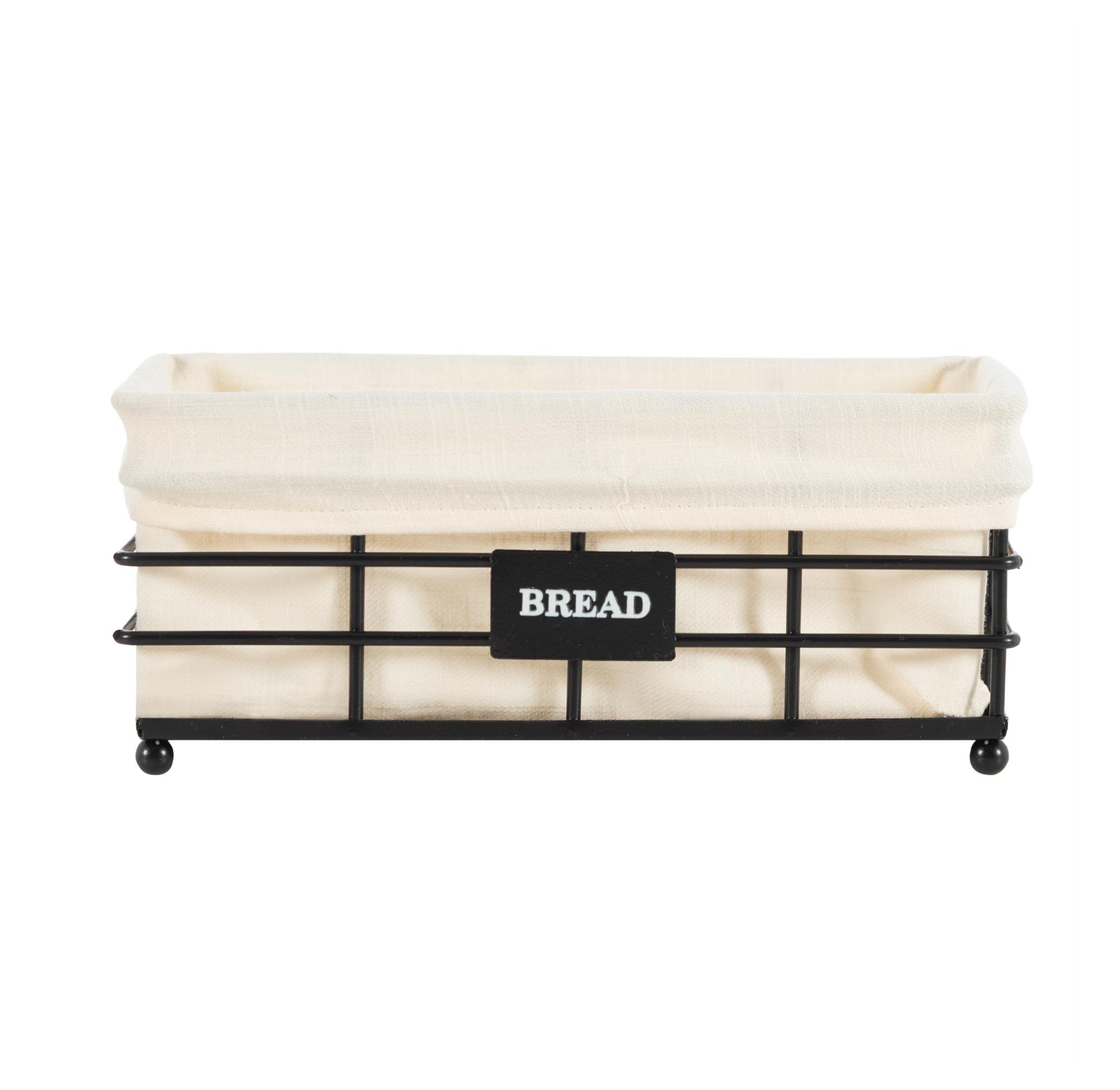 BLACK METAL EKMEK SEPETİ