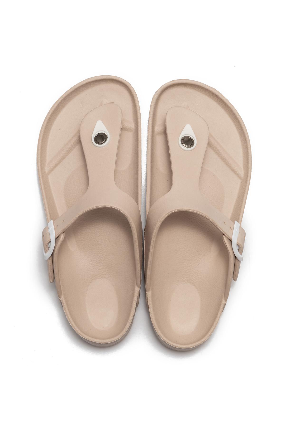Jude Kadın Parmak Arası Terlik Bej 37/41