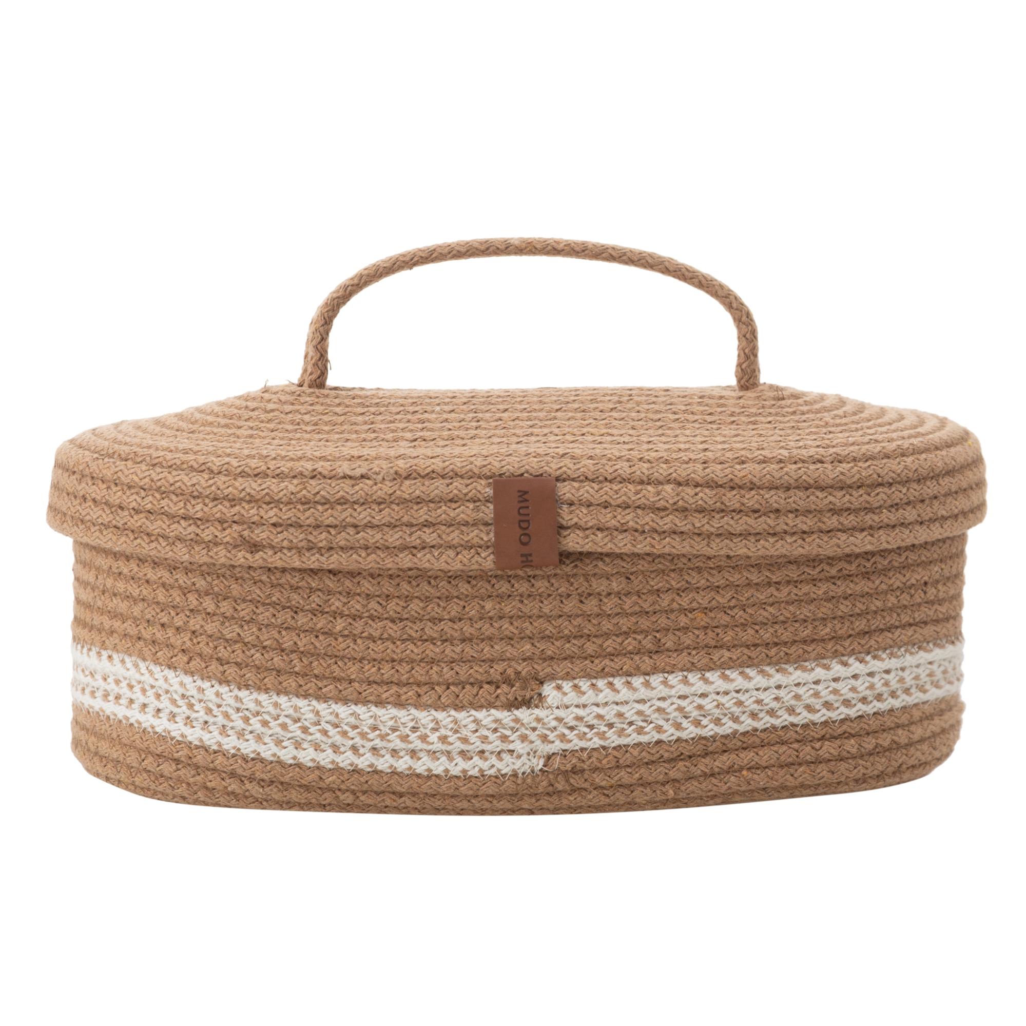 VENUS OVAL DÜZENLEYİCİ SEPET KAHVE 30X13X11