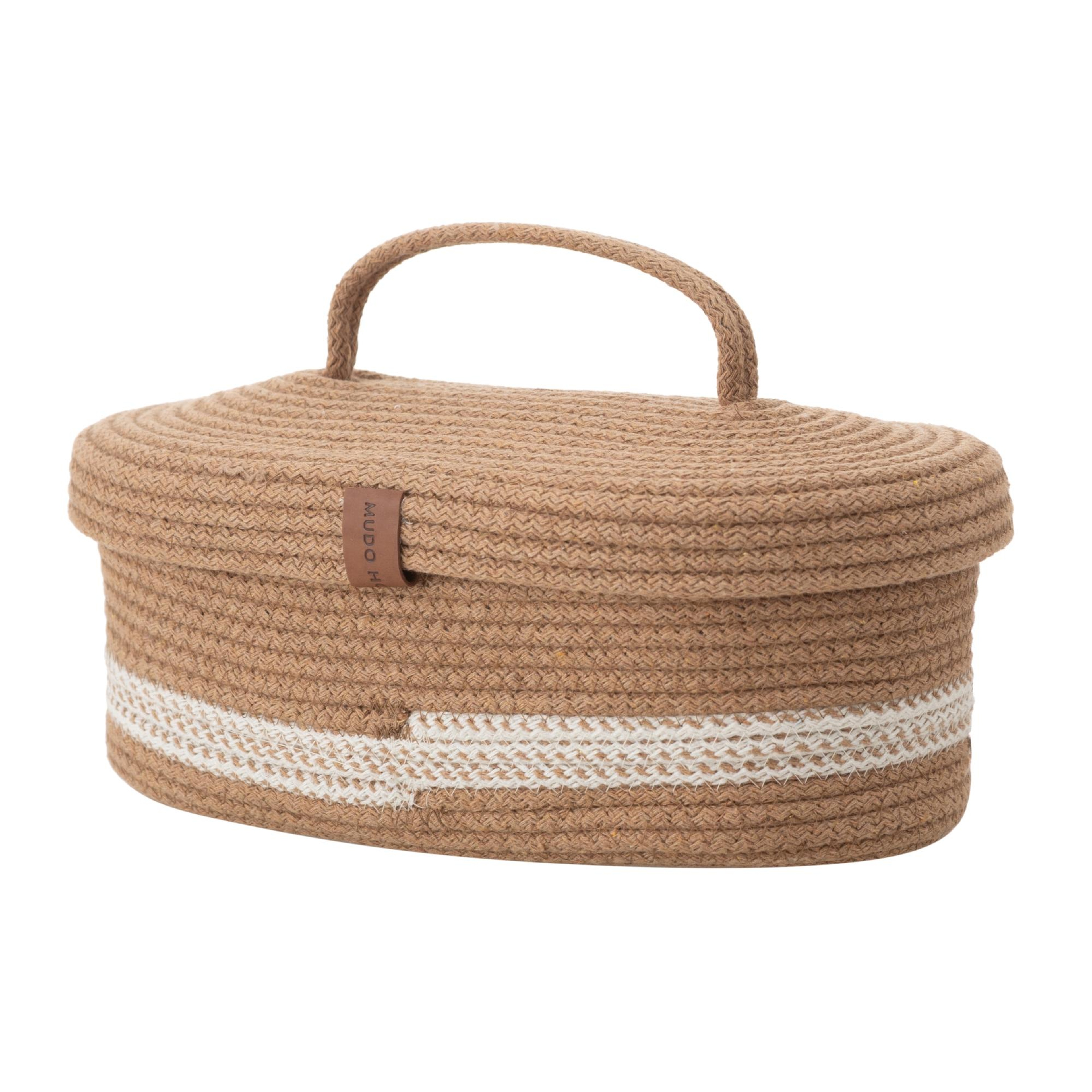 VENUS OVAL DÜZENLEYİCİ SEPET KAHVE 30X13X11