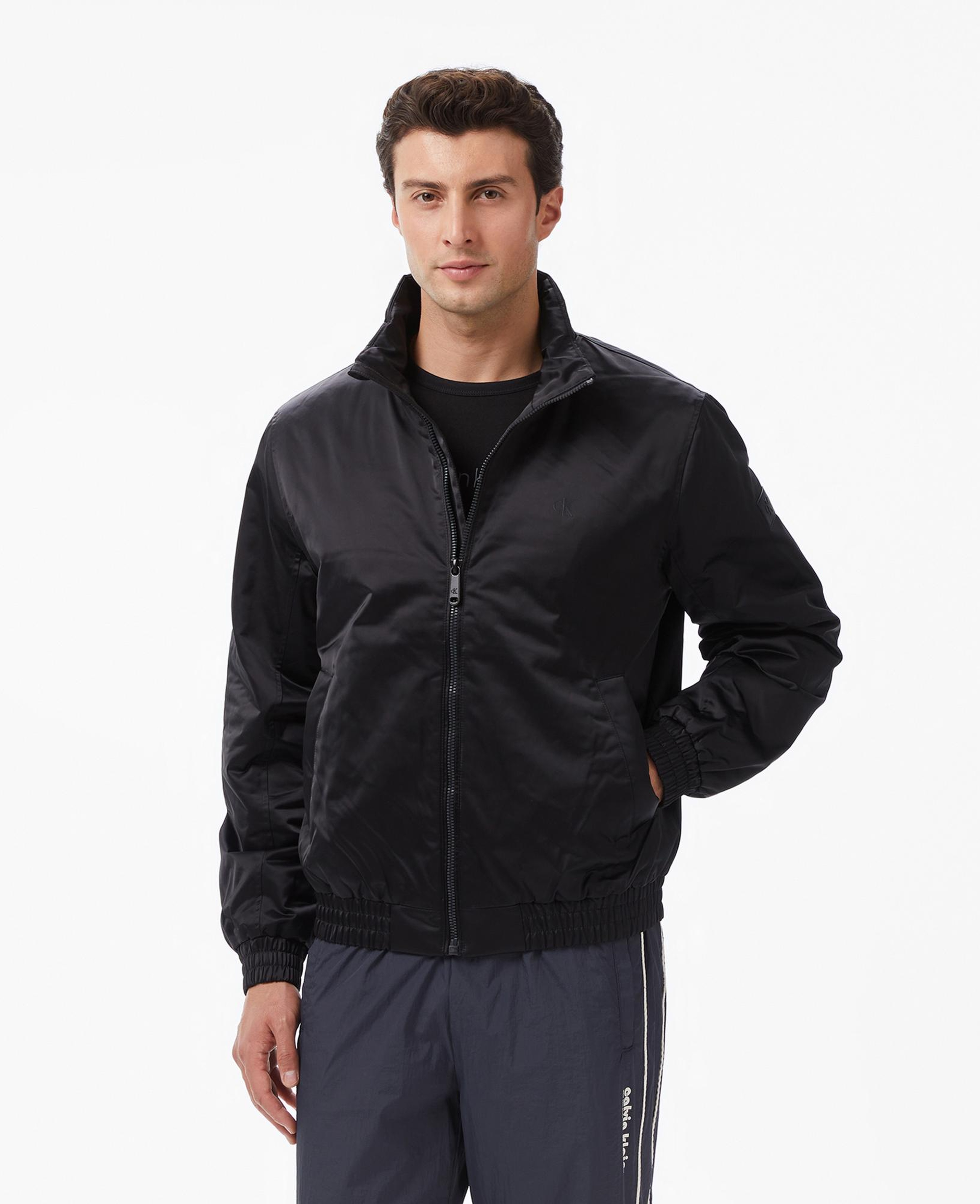 Calvin Klein Padded Harrington Erkek Siyah Ceket