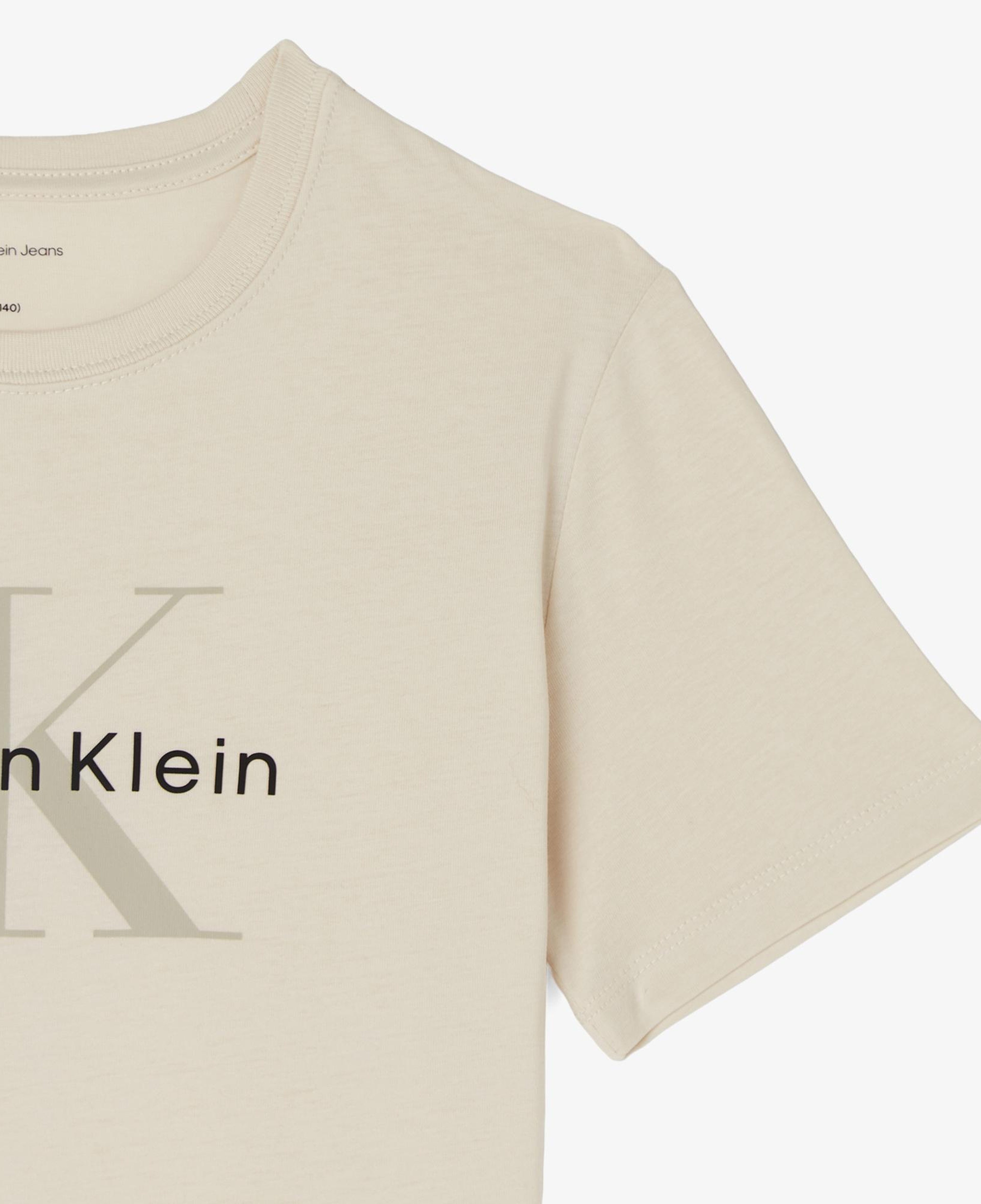Calvin Klein Monogram Çocuk Gri T-Shirt