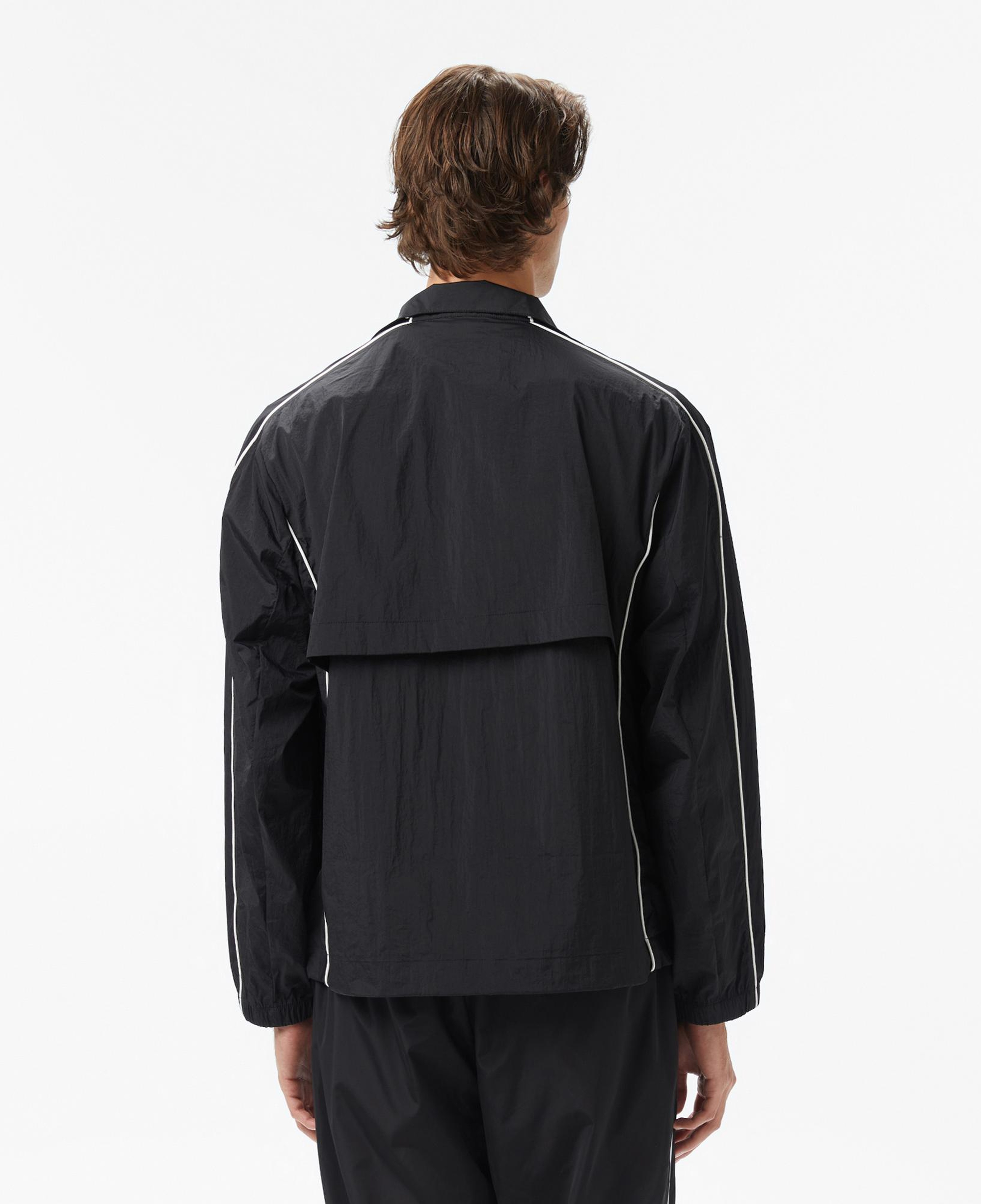 Calvin Klein Crinkle Stand Collar Track Erkek Siyah Ceket
