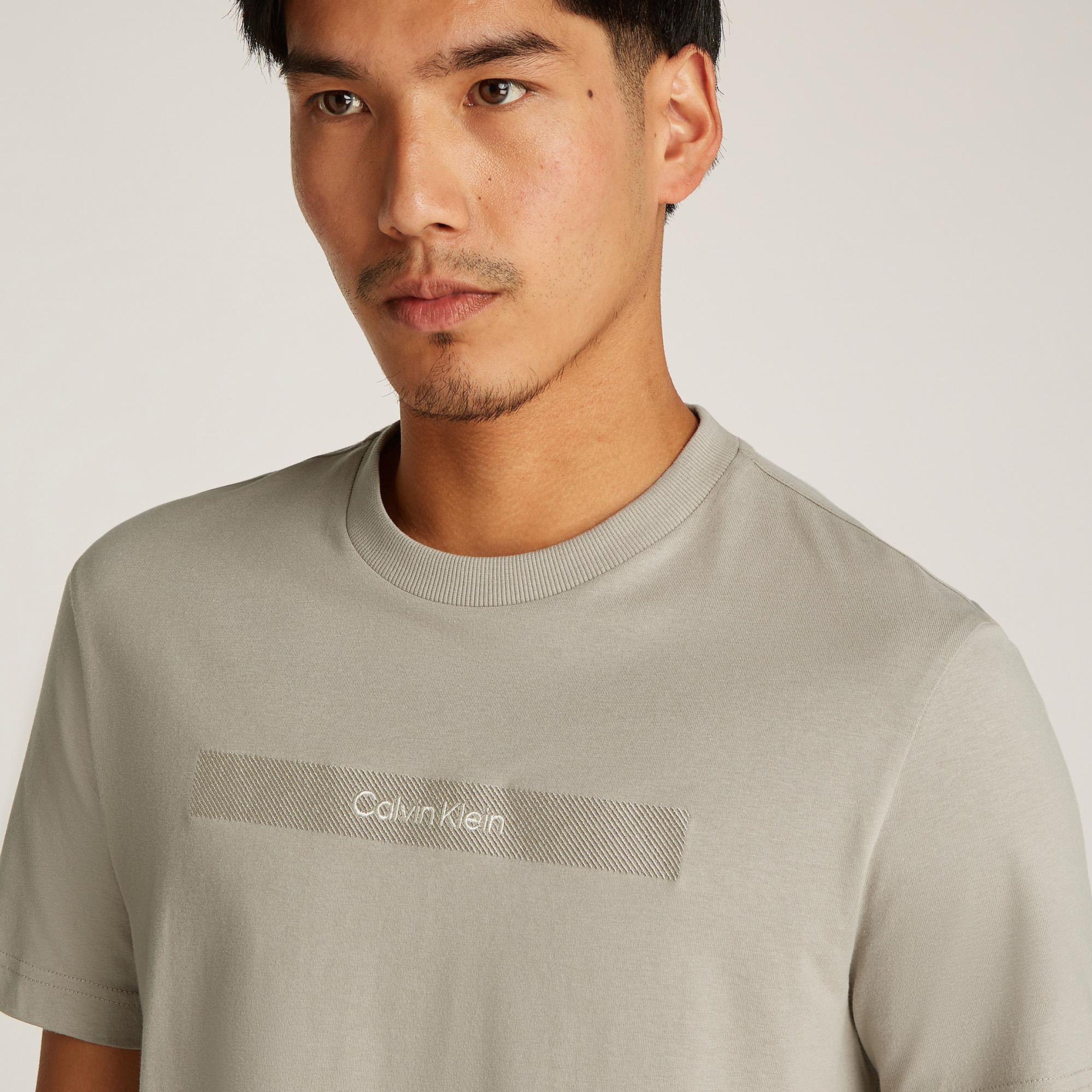 Calvin Klein Erkek Bej T-Shirt