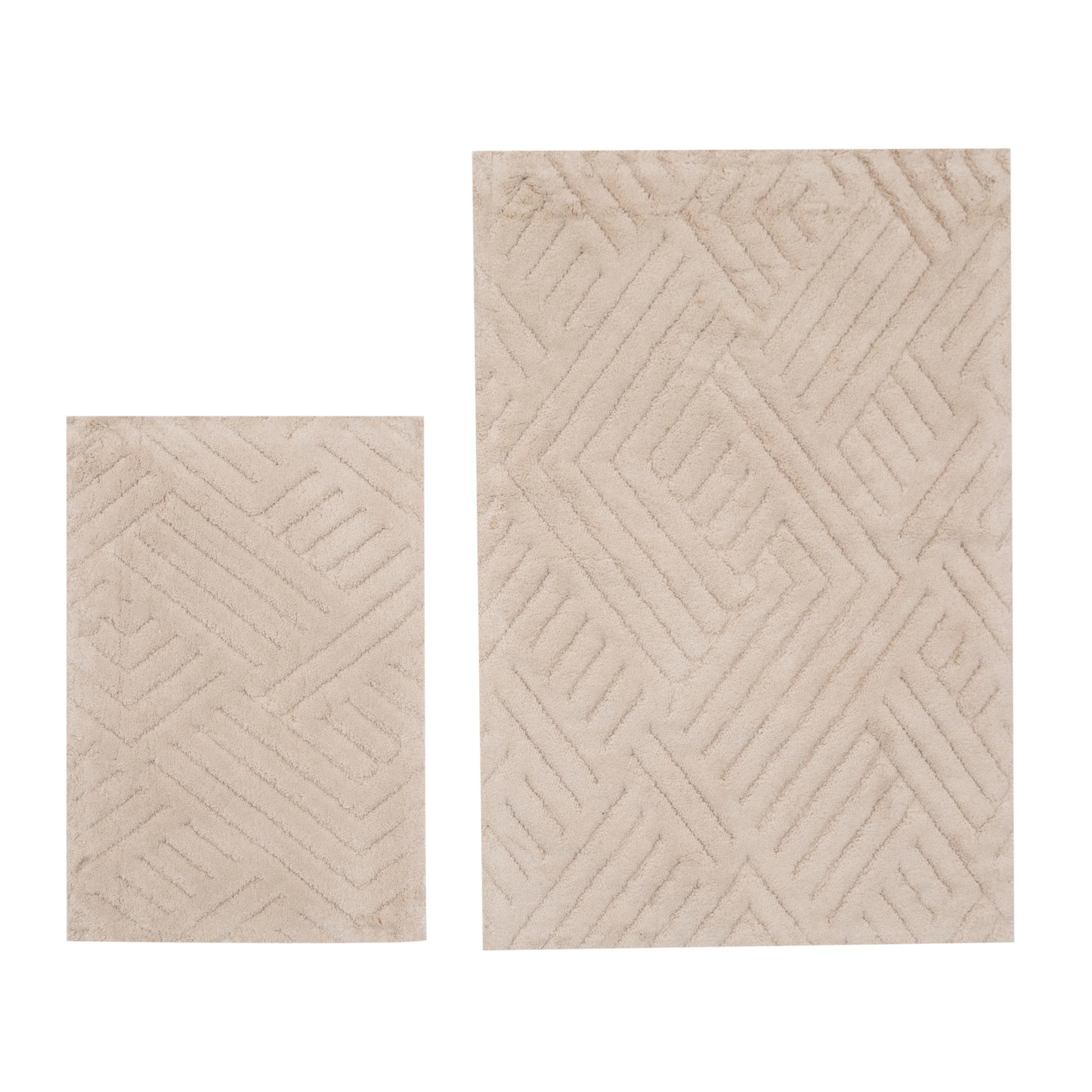 MILAN 2'Lİ BANYO PASPAS SETİ BEJ