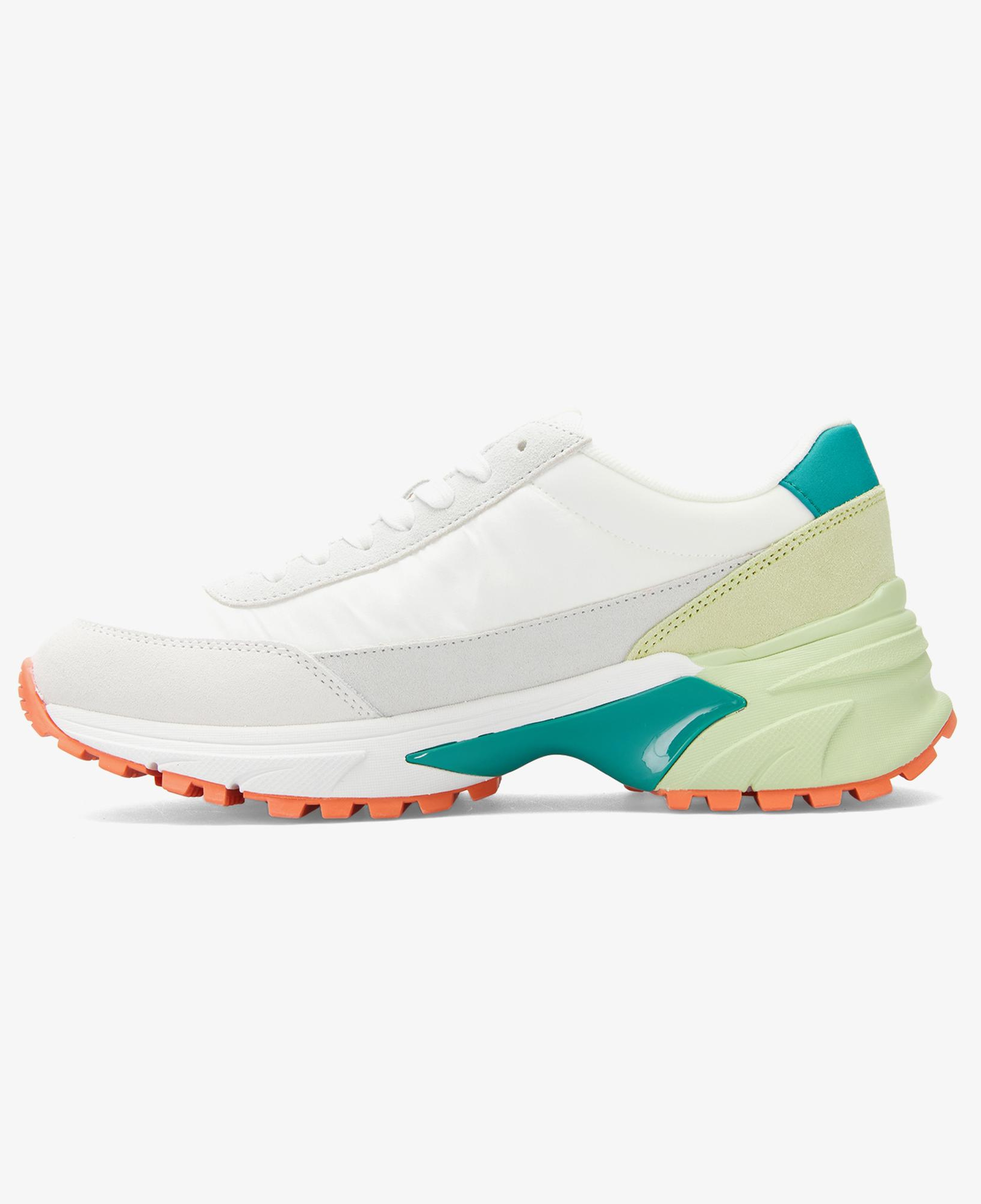 Calvin Klein Hike Runner Nylon Mix Kadın Beyaz Sneaker