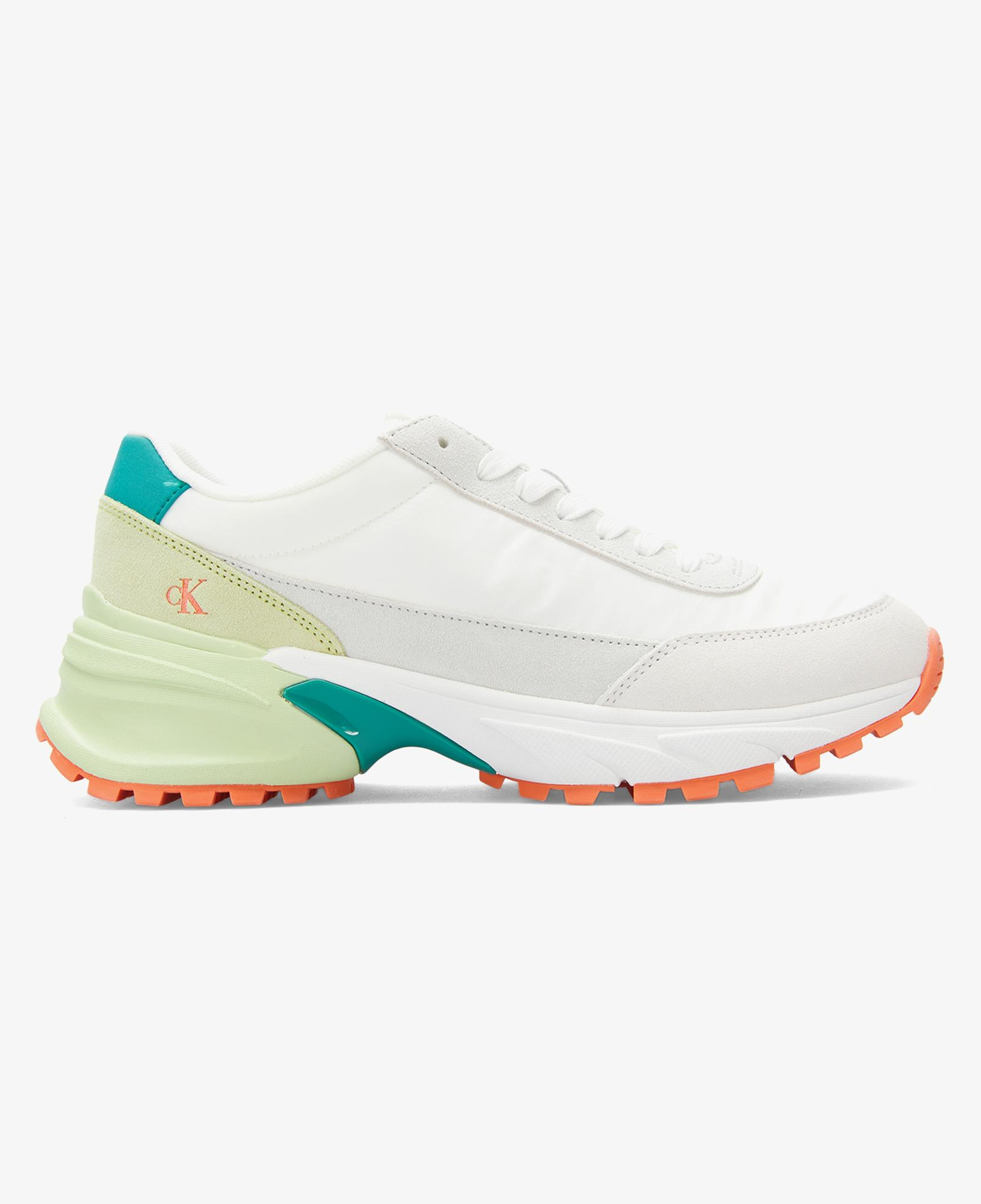 Calvin Klein Hike Runner Nylon Mix Kadın Beyaz Sneaker