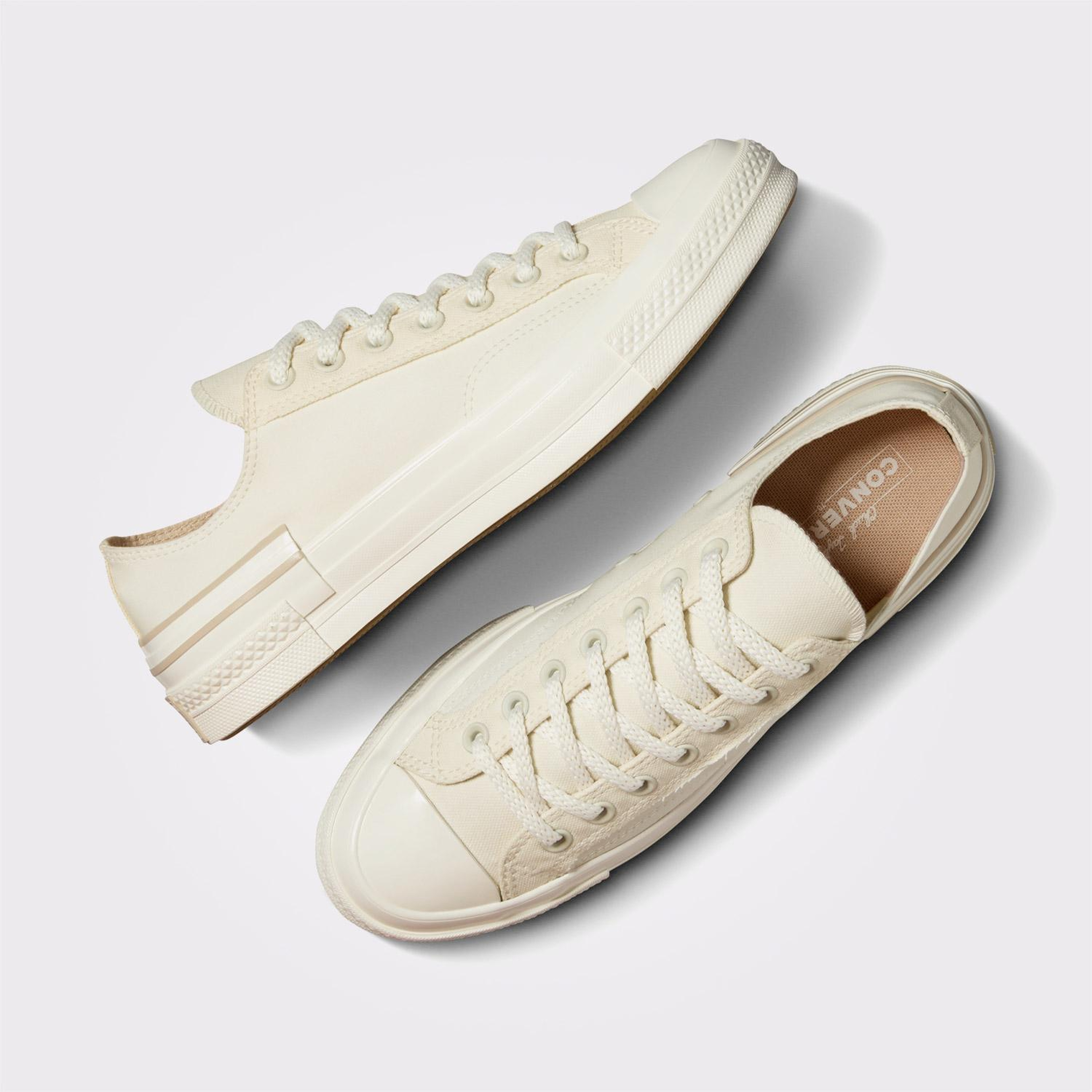 Converse Chuck 70 Hacked Heel Unisex Krem Platform Sneaker