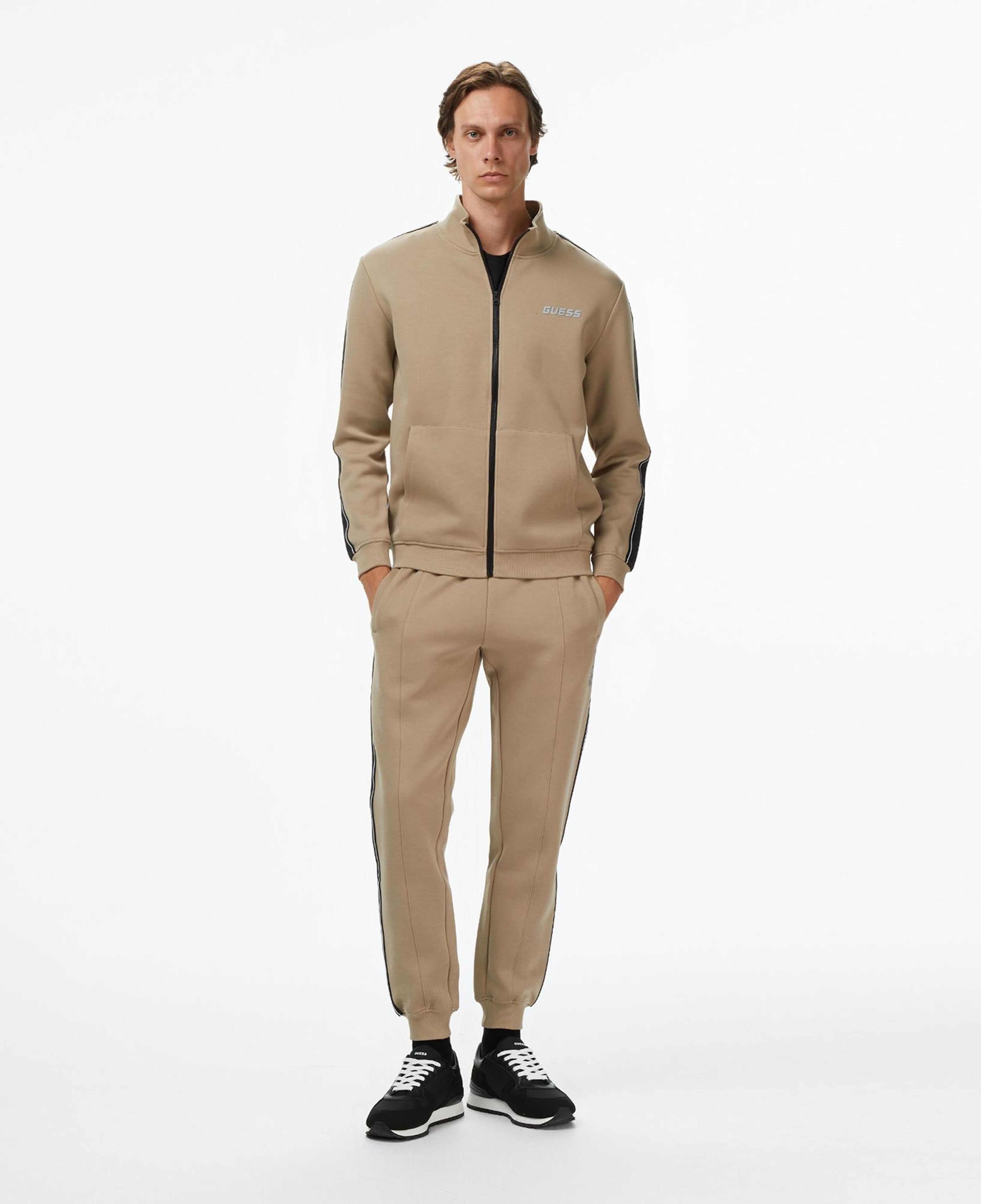 Guess Mickey Erkek Bej Sweatshirt