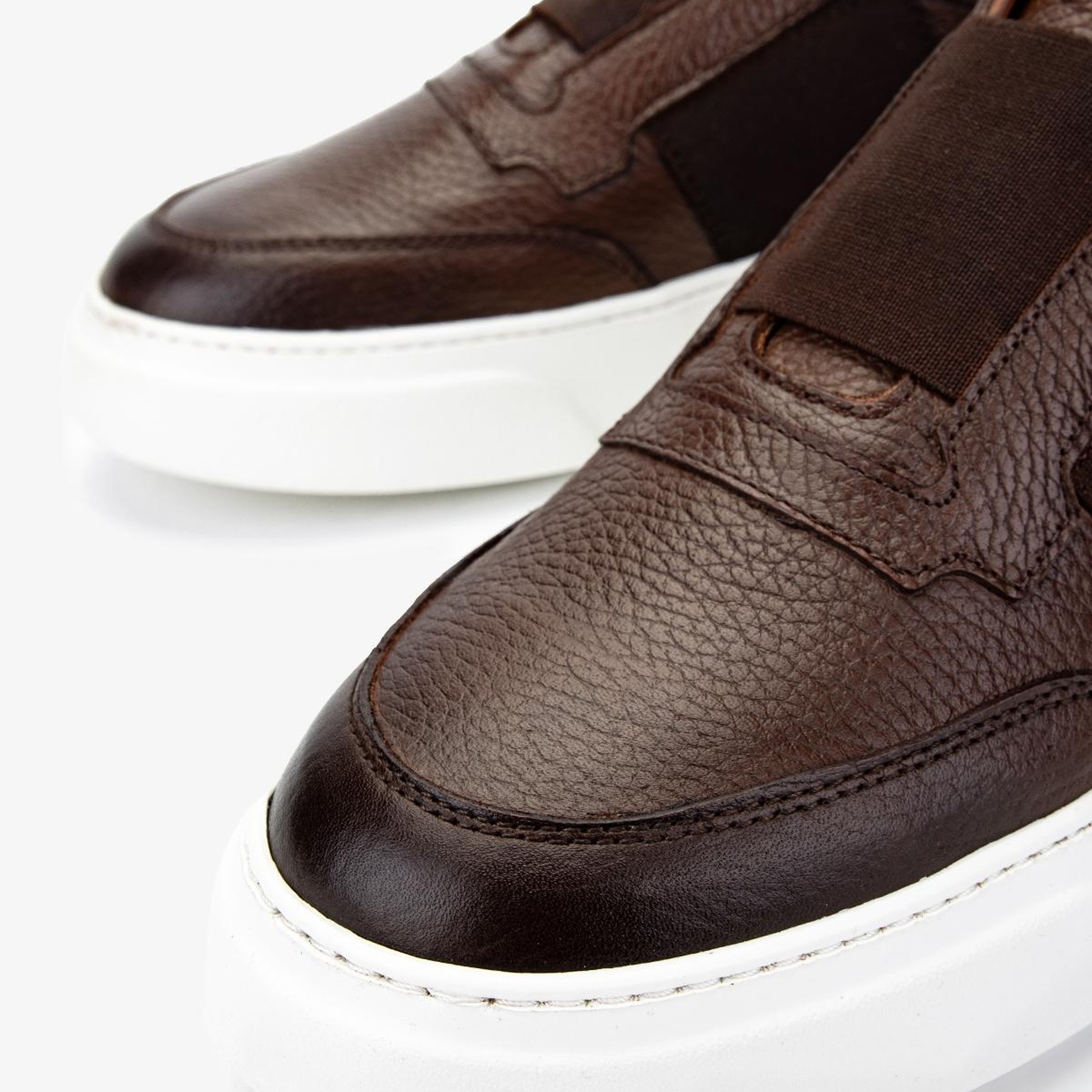 Valmenti Erkek Hakiki Deri Kahverengi Sneakers & Spor Ayakkabı