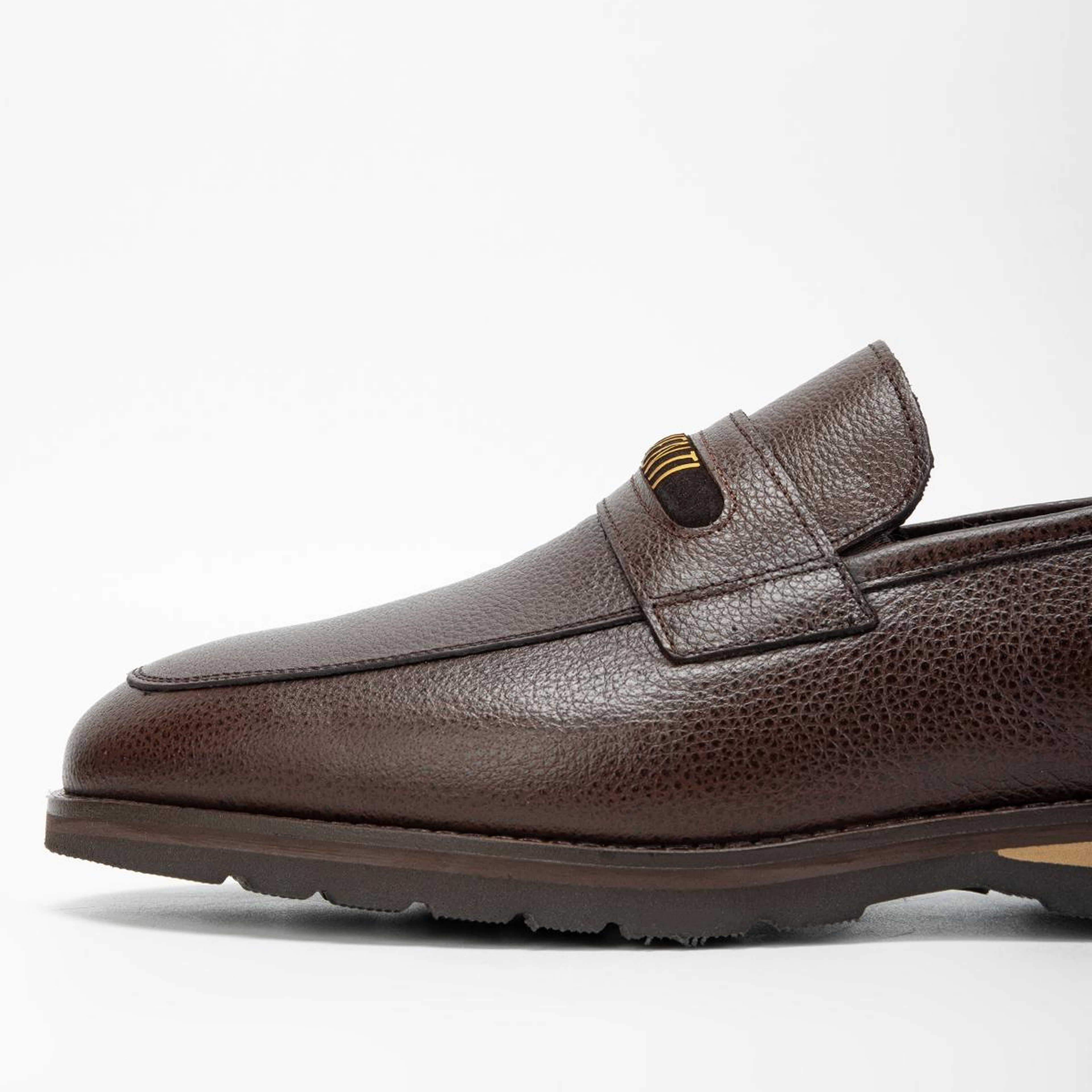 Valmenti Erkek Hakiki Deri Kahverengi Loafer Ayakkabı