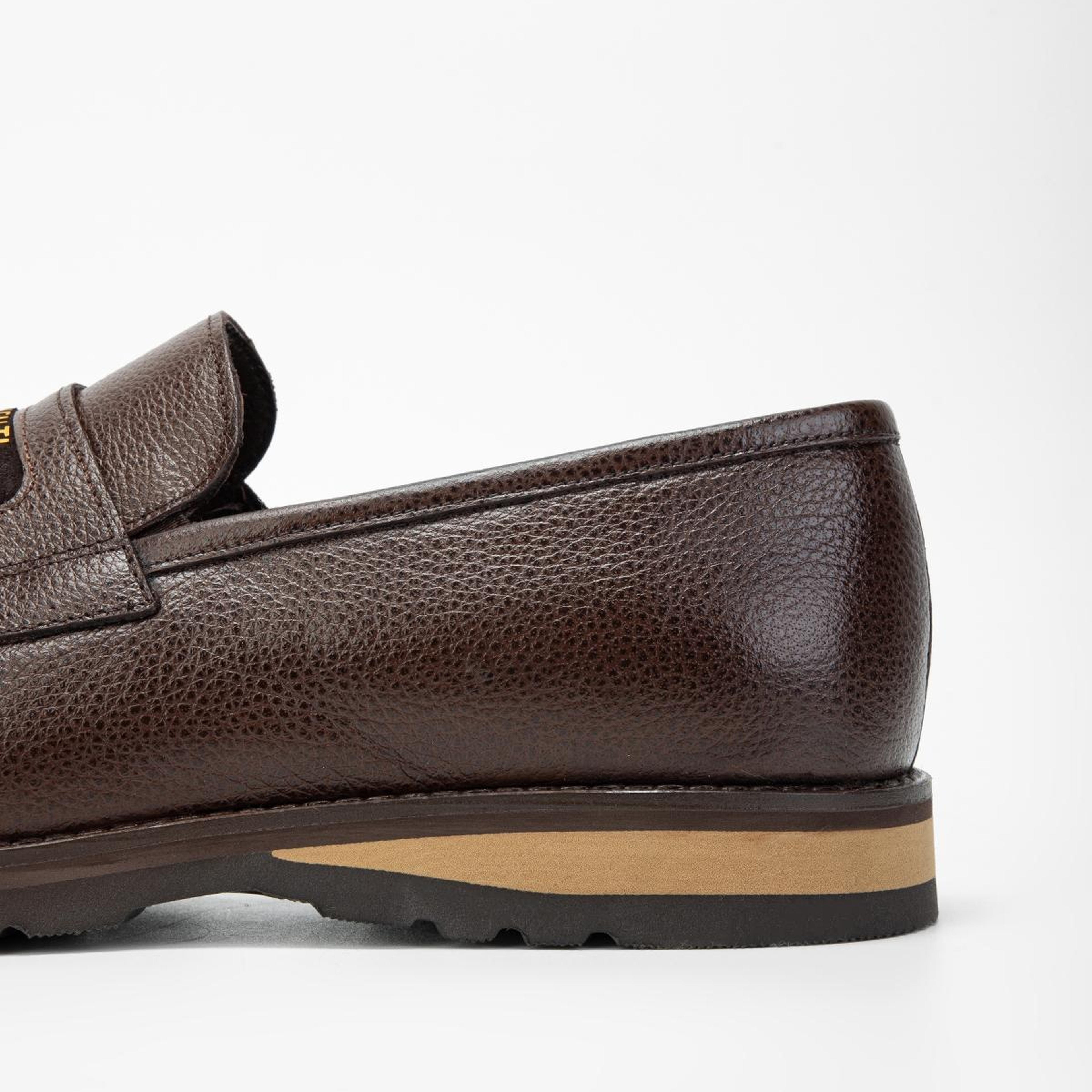 Valmenti Erkek Hakiki Deri Kahverengi Loafer Ayakkabı