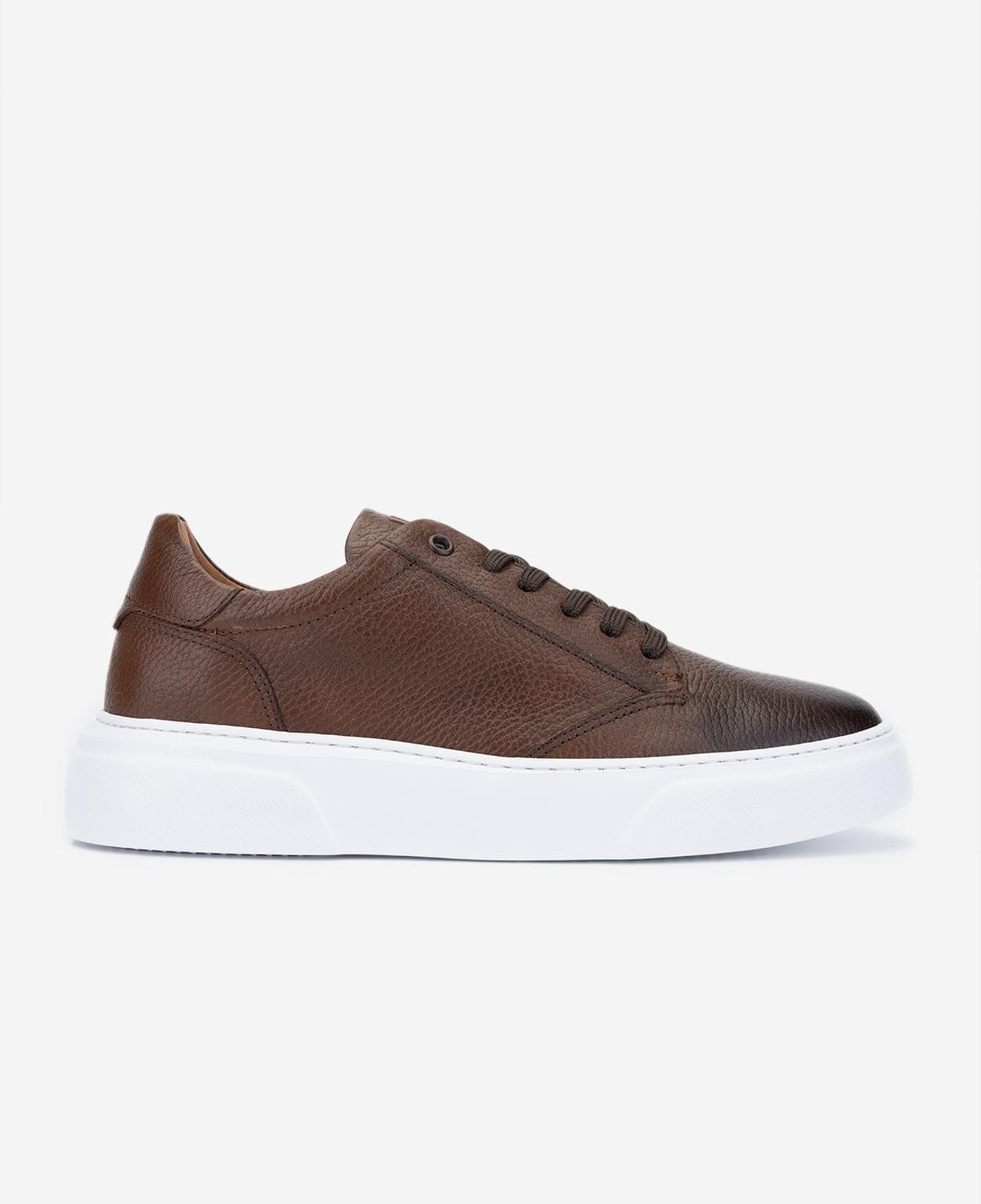 Valmenti Erkek Hakiki Deri Kahverengi Sneakers & Spor Ayakkabı