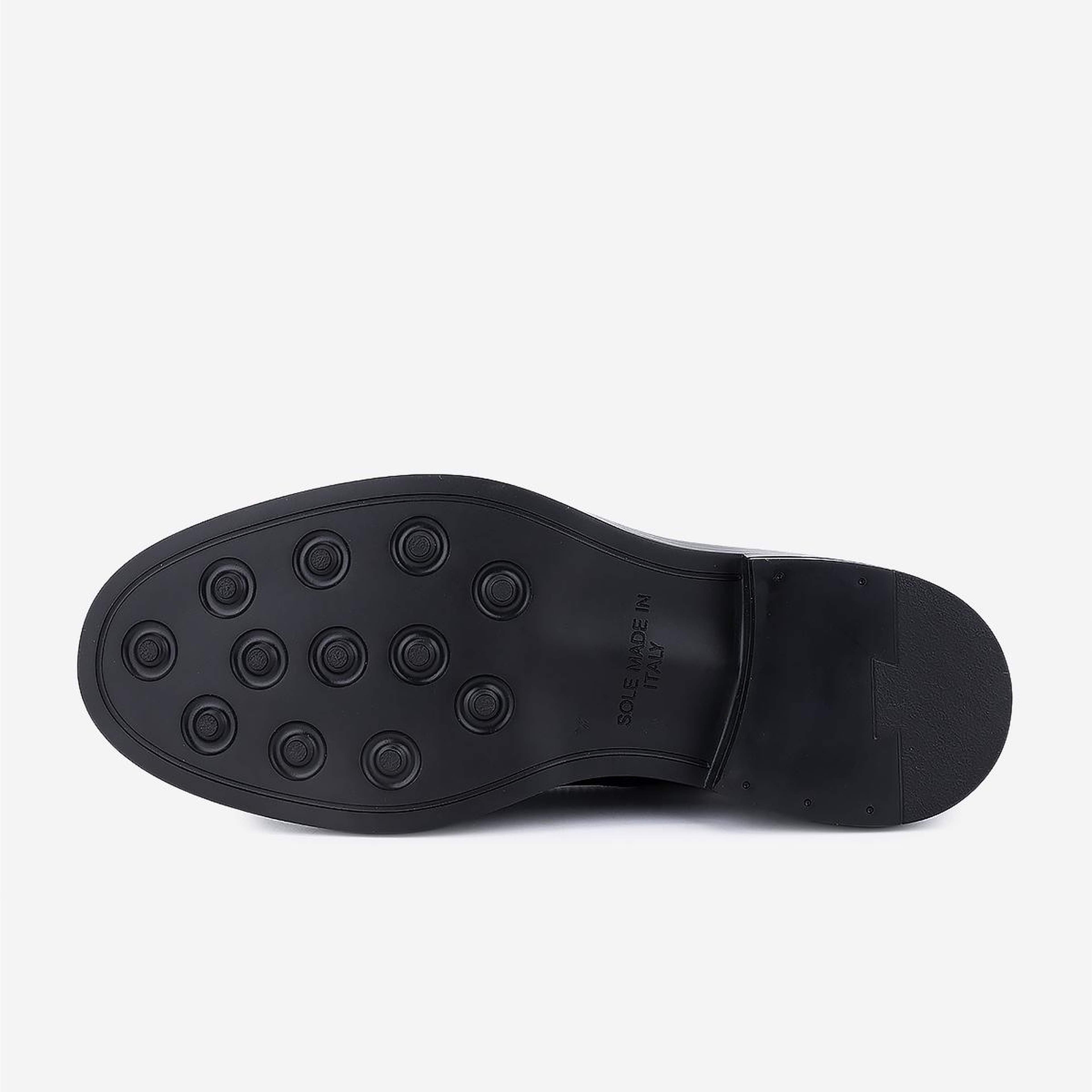 Valmenti Erkek Hakiki Deri Siyah Açma Düz Bot