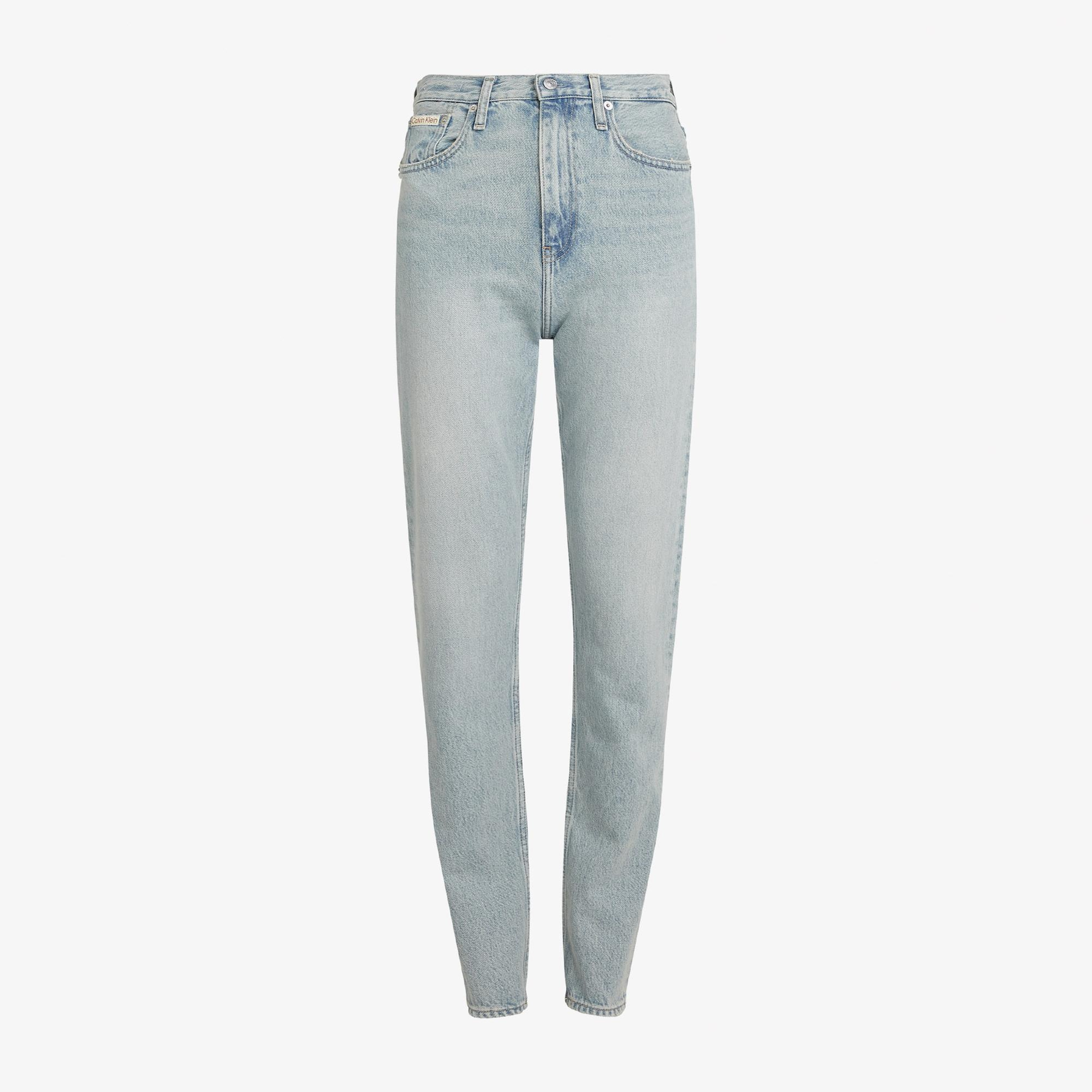 Calvin Klein Authentic Slim Straight Kadın Mavi Jean