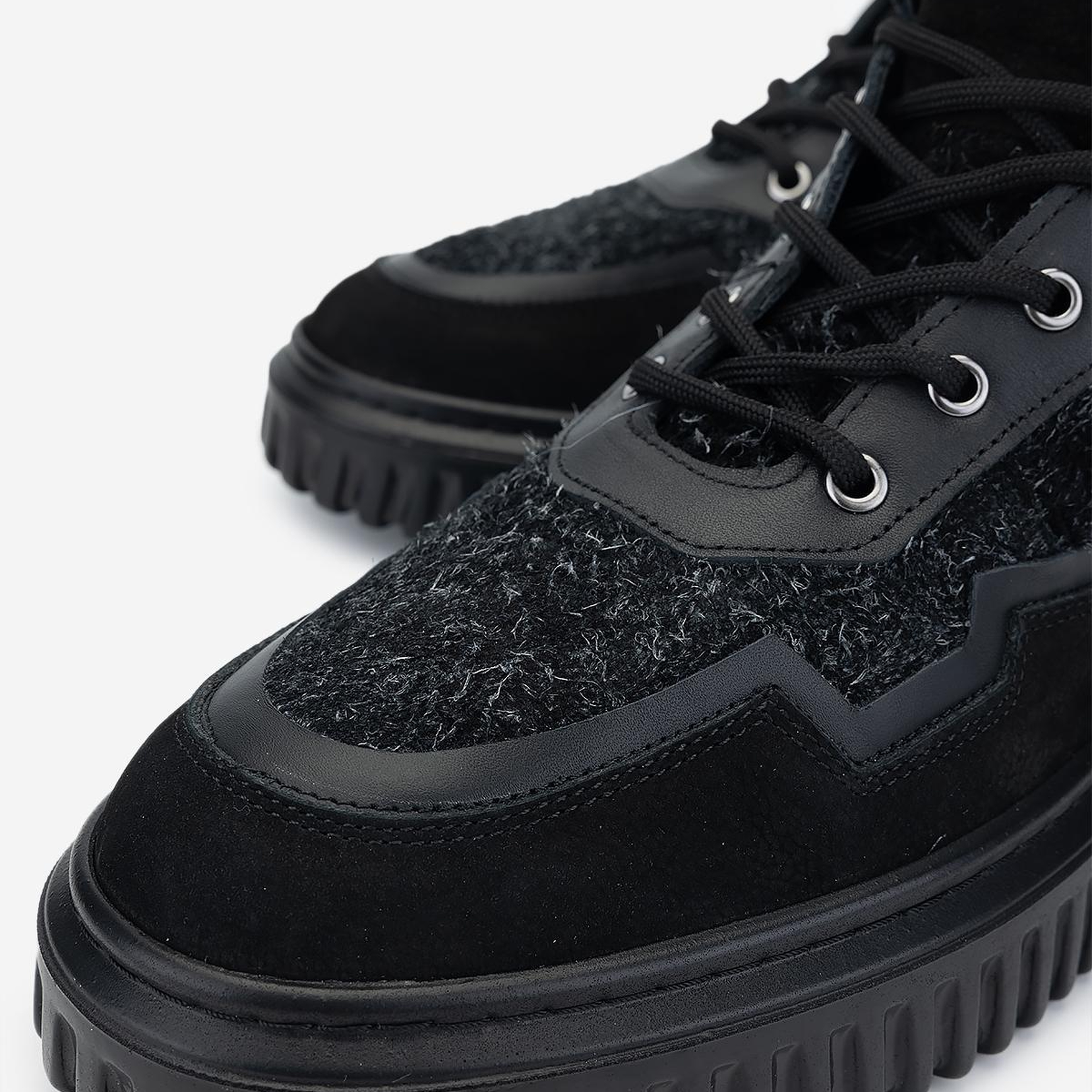 Valmenti Erkek Hakiki Deri Siyah Casual Bot