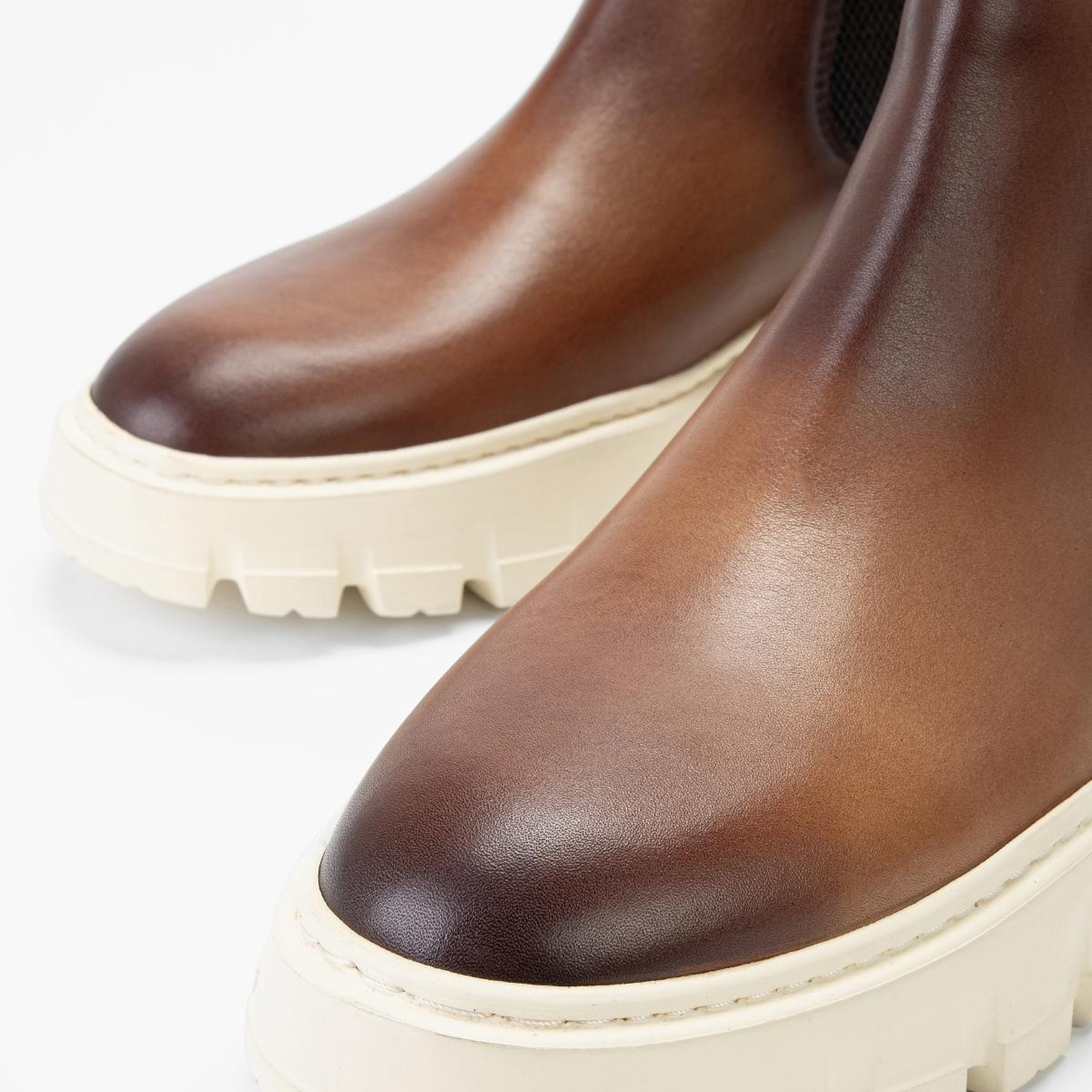 Valmenti Erkek Hakiki Deri Kahverengi Casual Bot