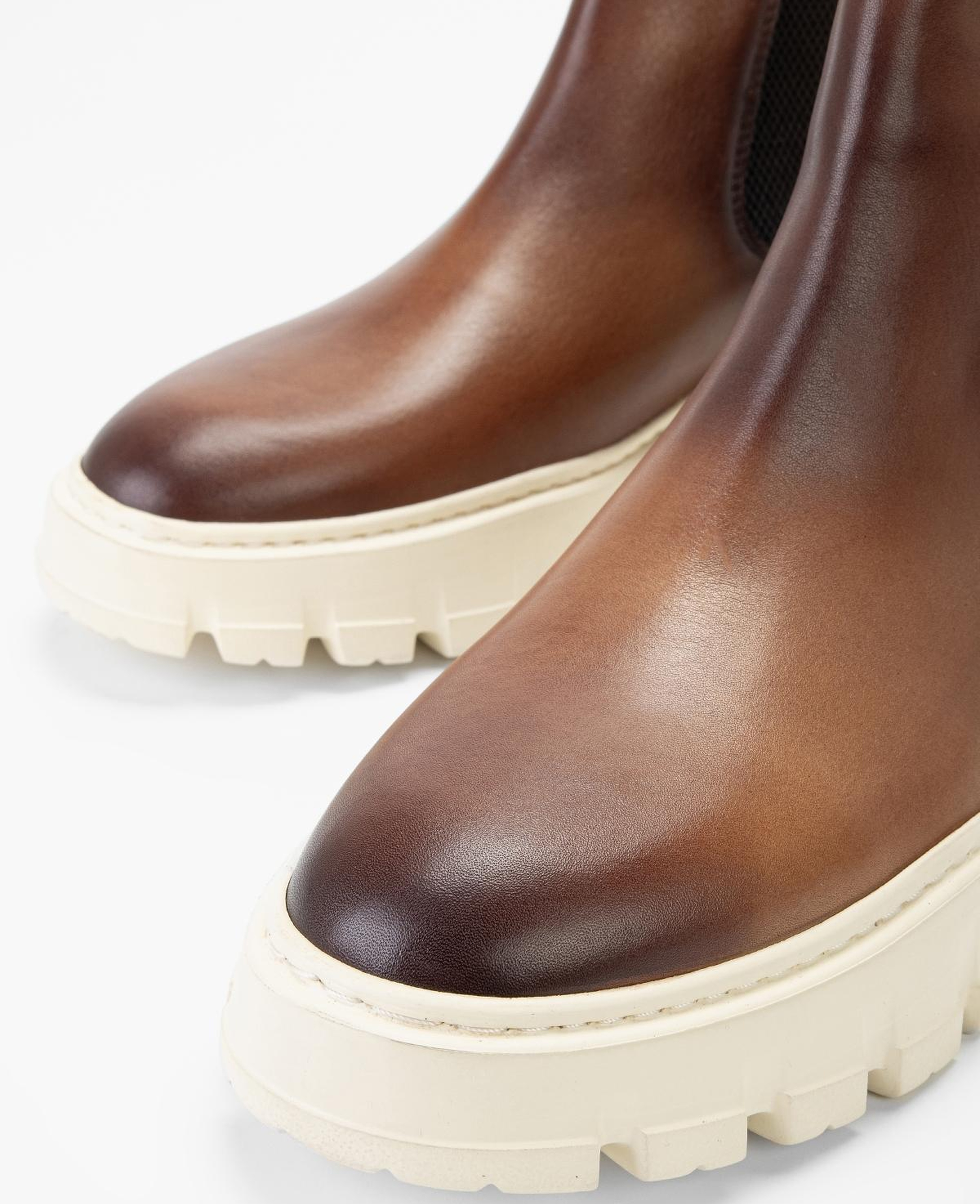 Valmenti Erkek Hakiki Deri Kahverengi Casual Bot