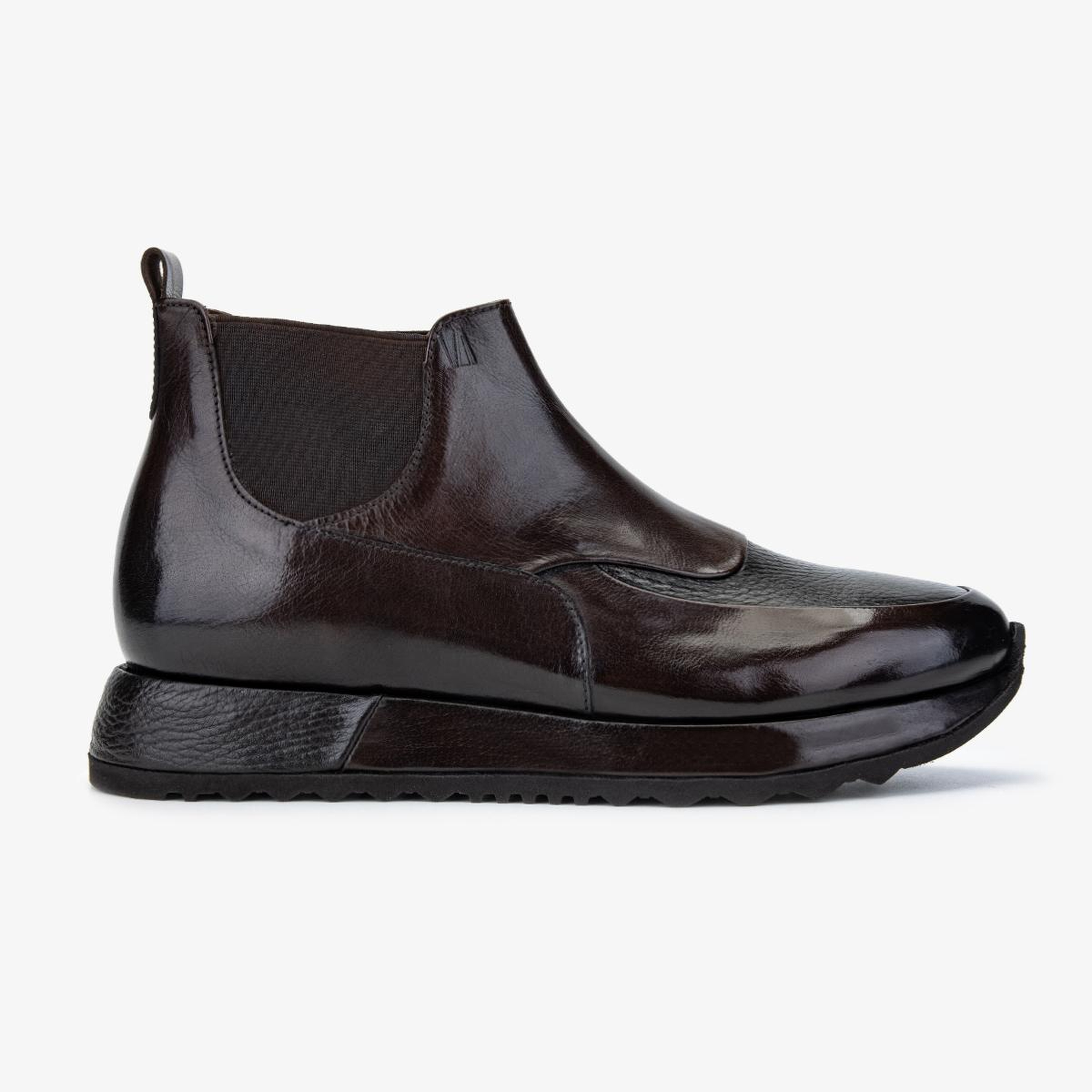 Valmenti Erkek Hakiki Deri Kahverengi Casual Bot