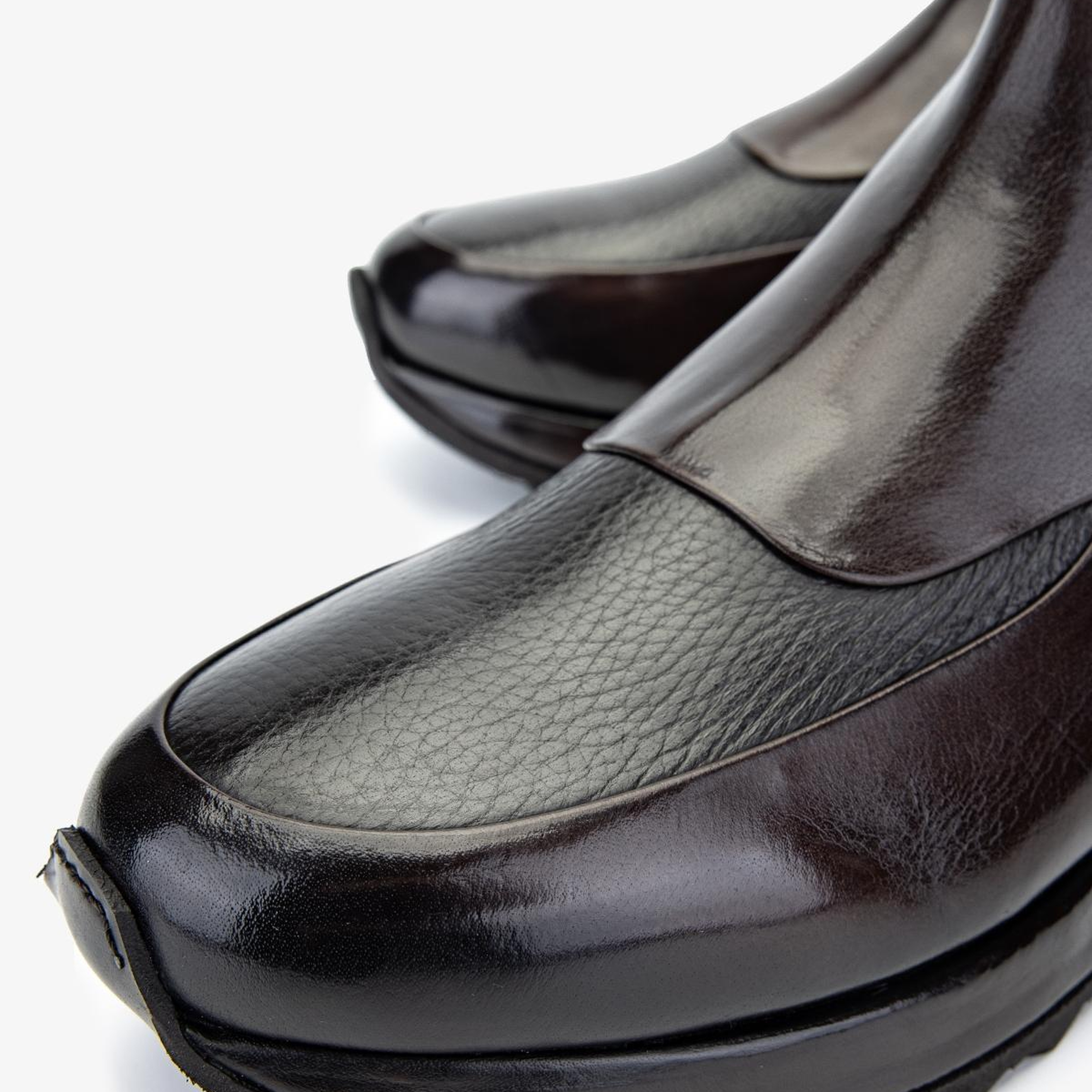 Valmenti Erkek Hakiki Deri Kahverengi Casual Bot