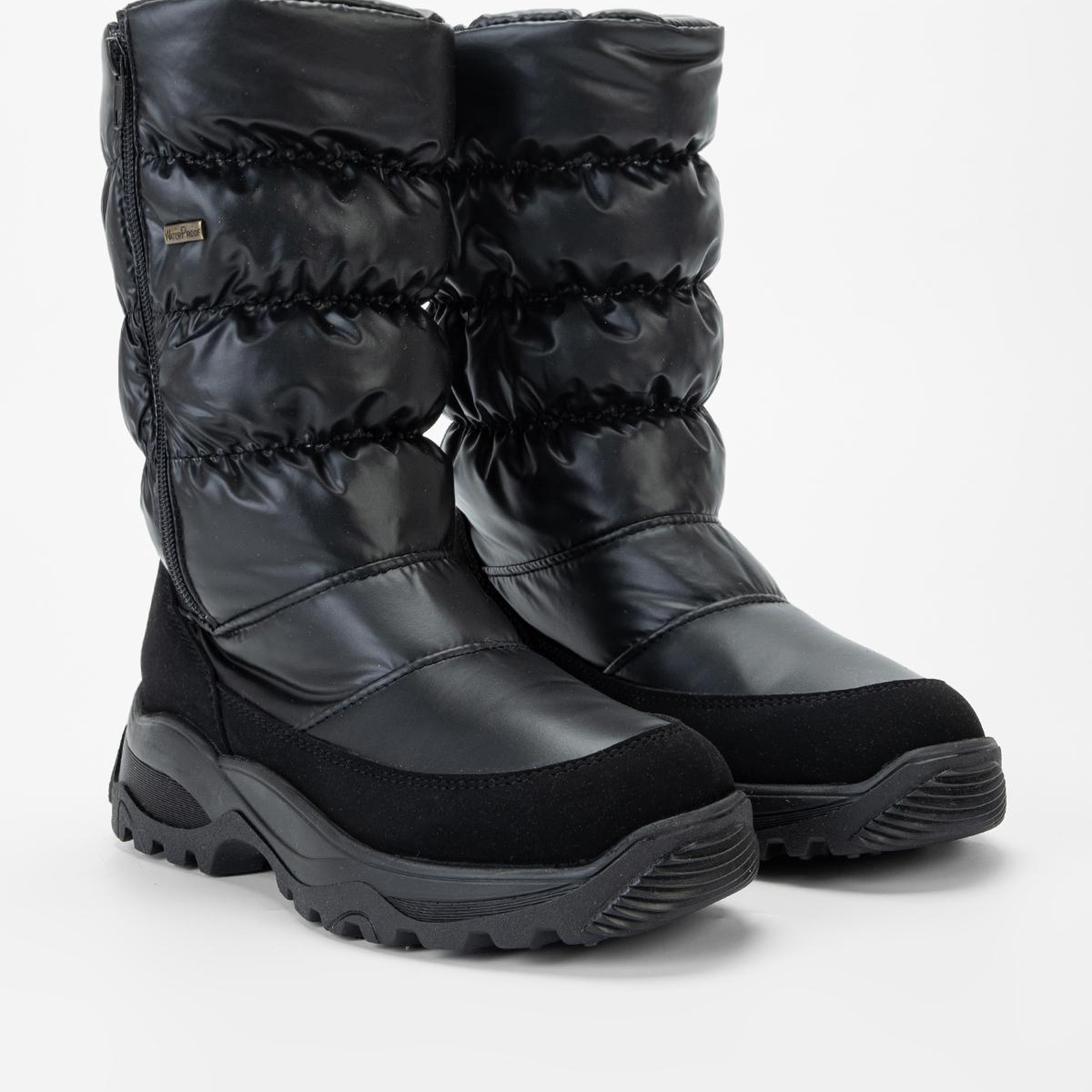 Othree Kadın Deri & Tekstil Siyah Kar Botu