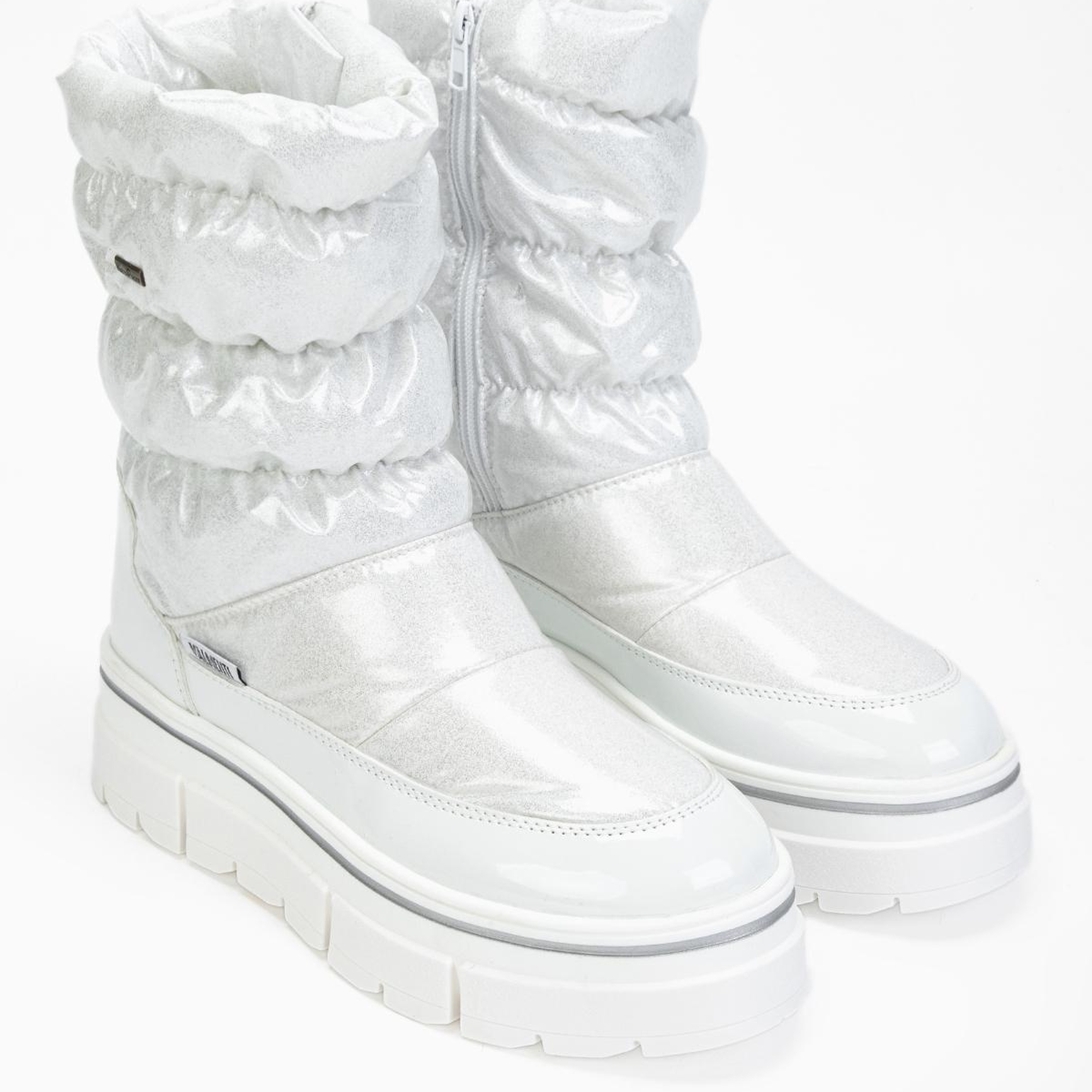 Othree Kadın Deri & Tekstil Beyaz Kar Botu
