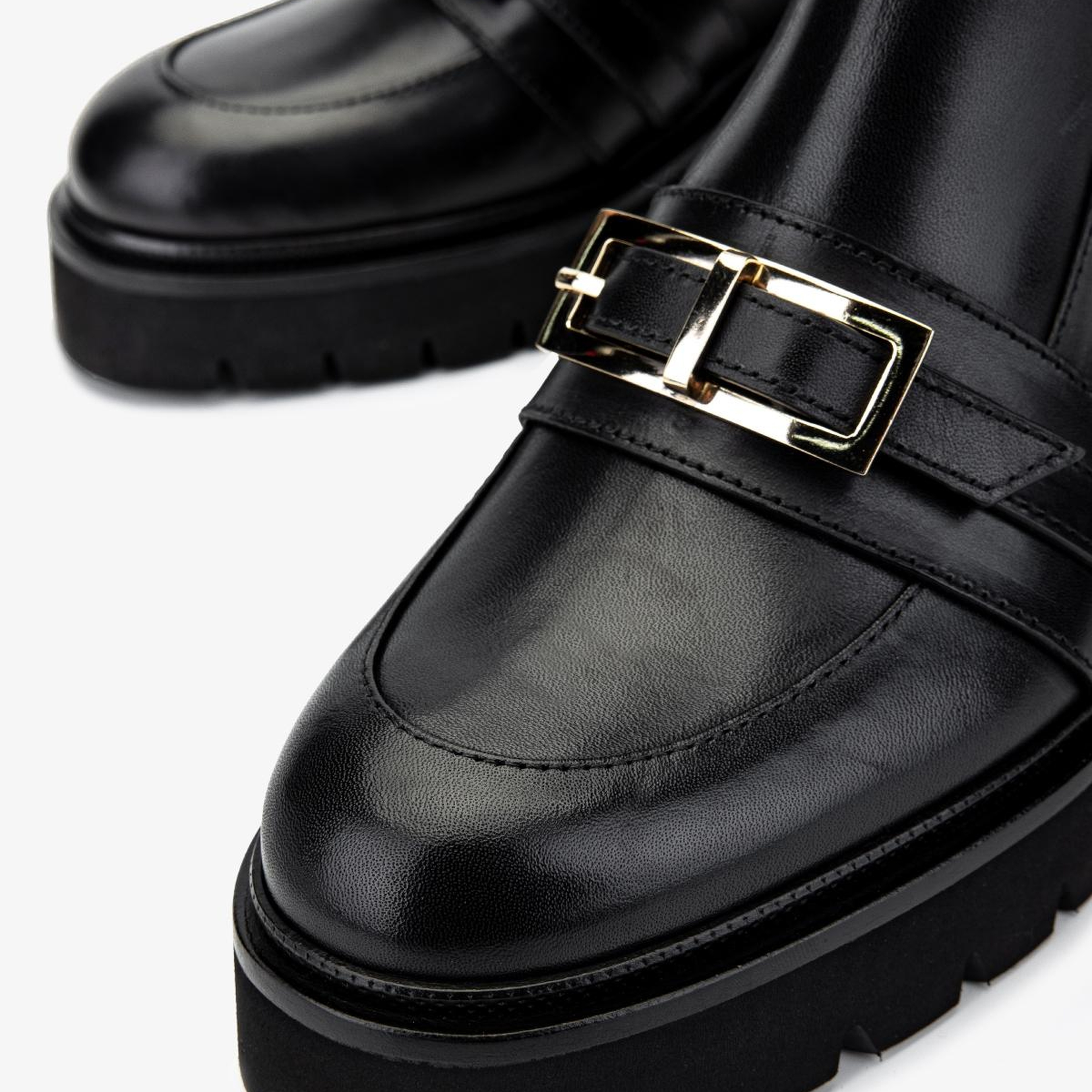 Valmenti Kadın Hakiki Deri Siyah Topuklu Bot