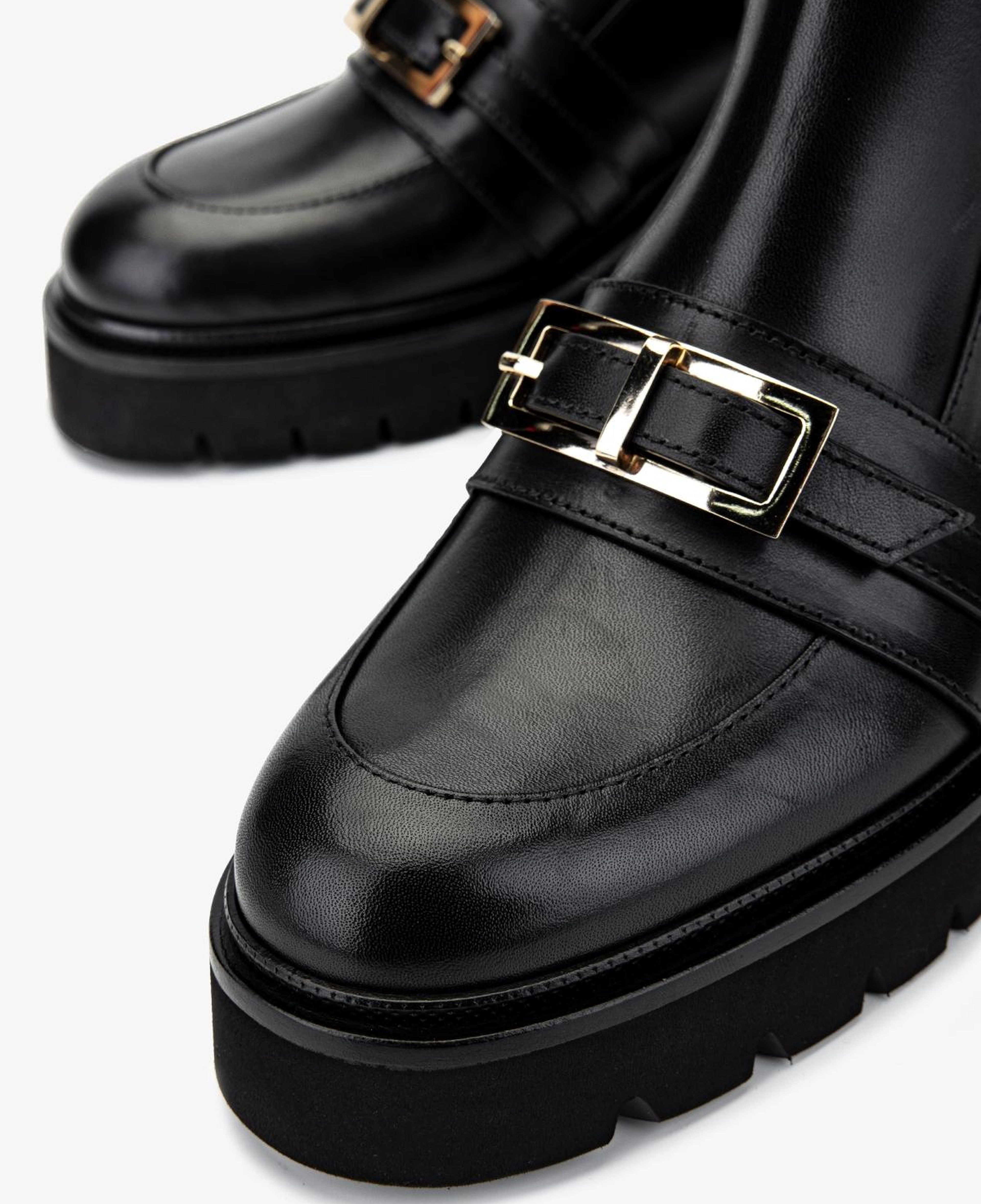 Valmenti Kadın Hakiki Deri Siyah Topuklu Bot