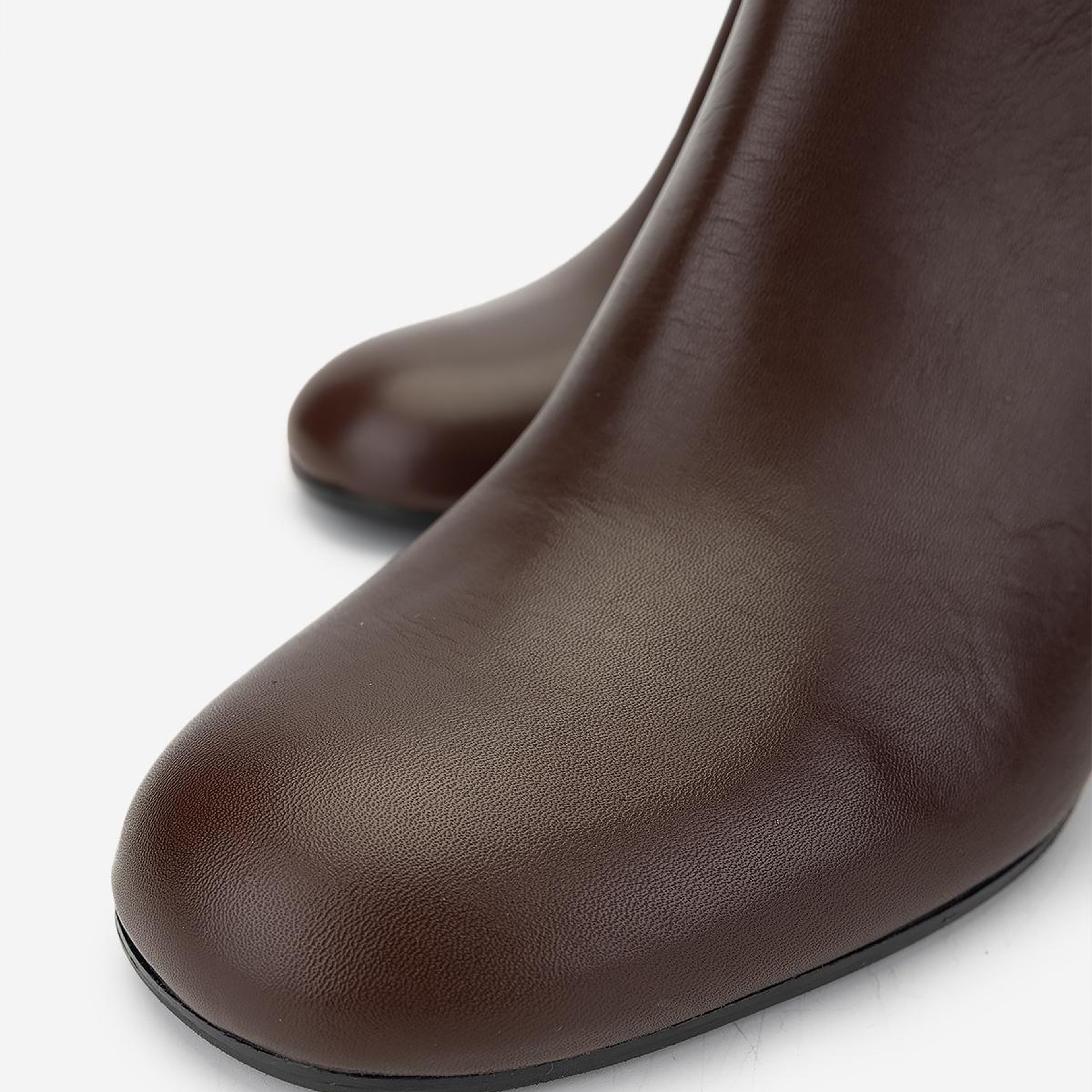 Valmenti Kadın Hakiki Deri Taba Deri Topuklu Bot