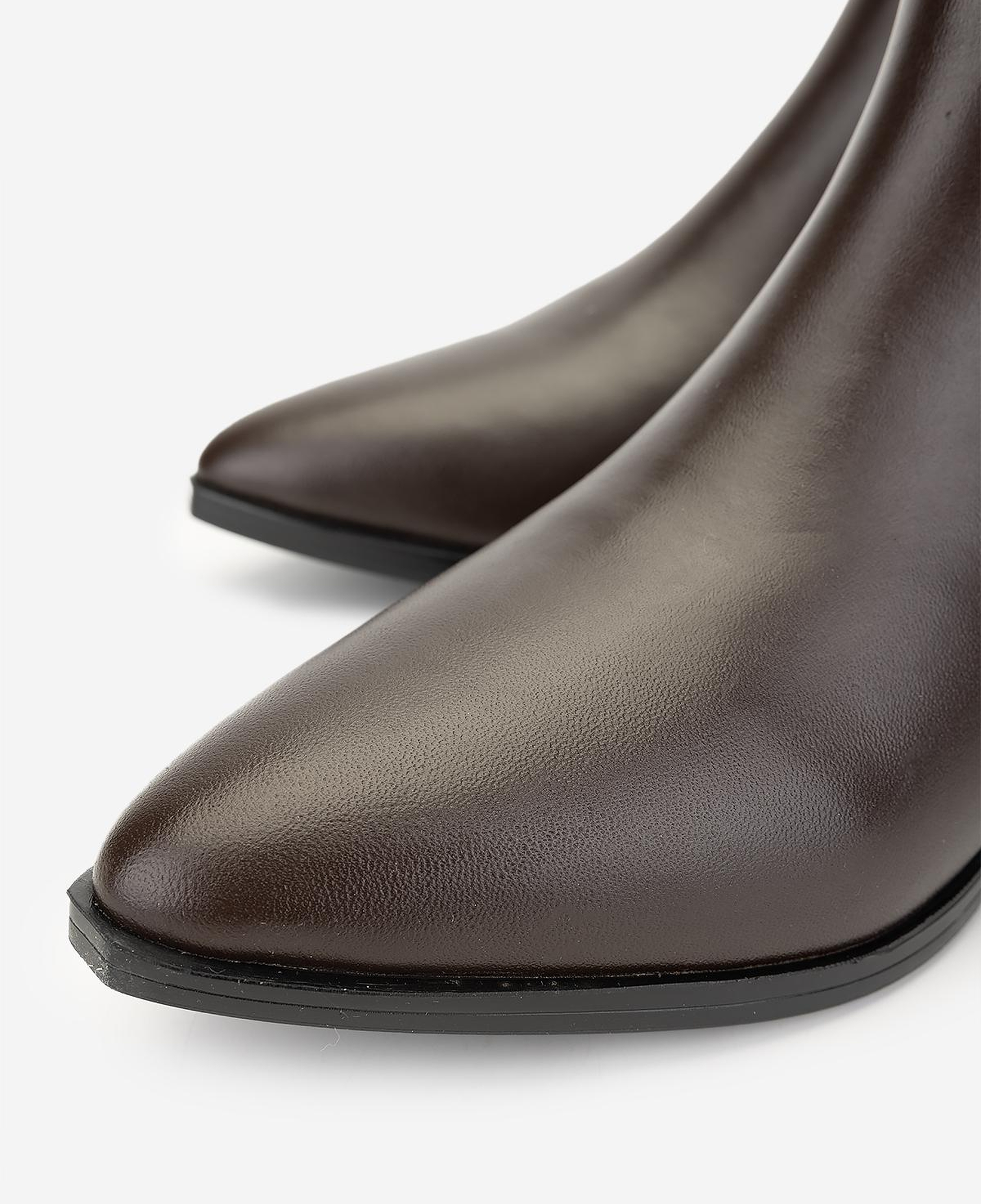 Valmenti Kadın Hakiki Deri Kahverengi Topuklu Bot