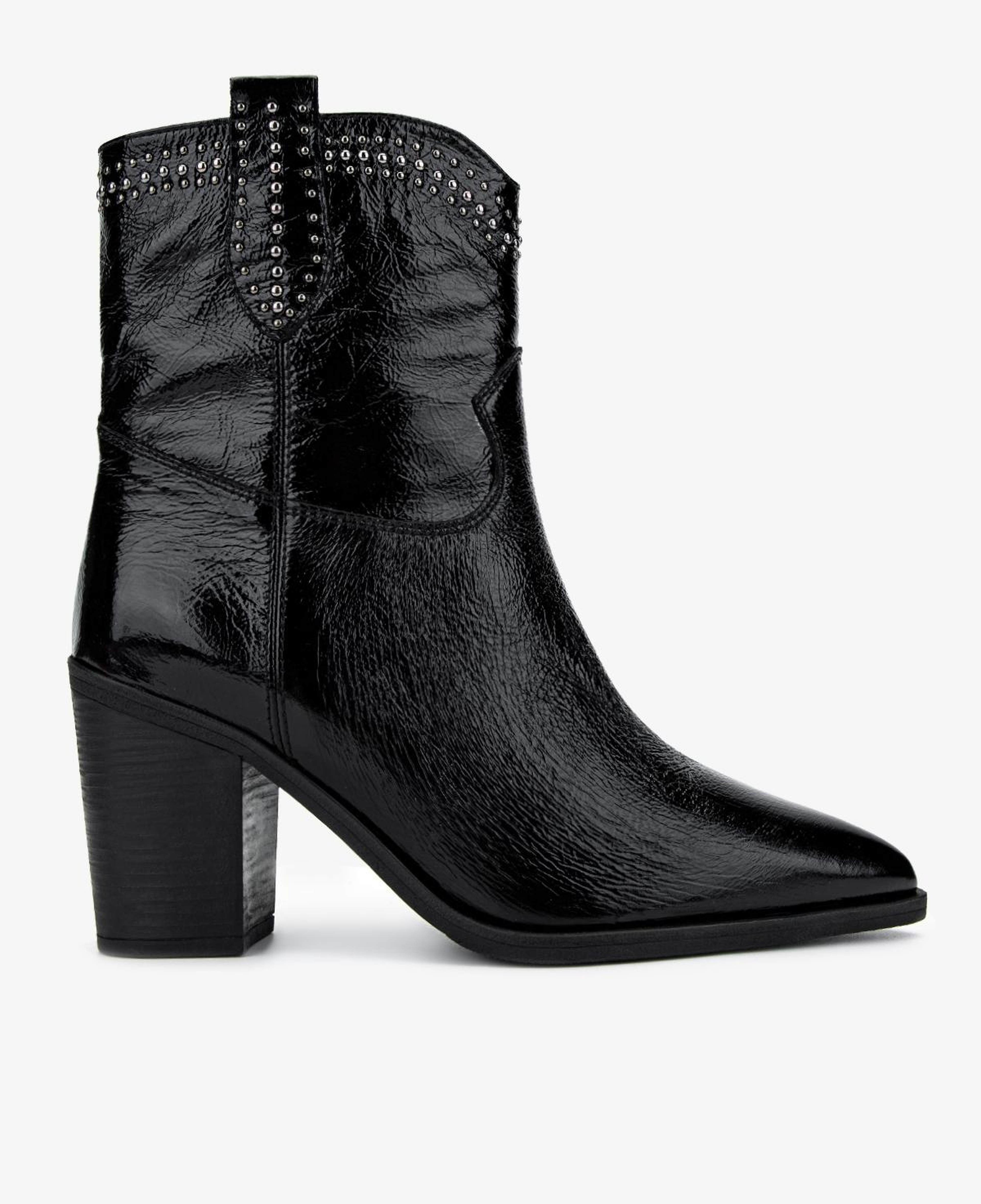 Valmenti Kadın Hakiki Deri Siyah Topuklu Bot