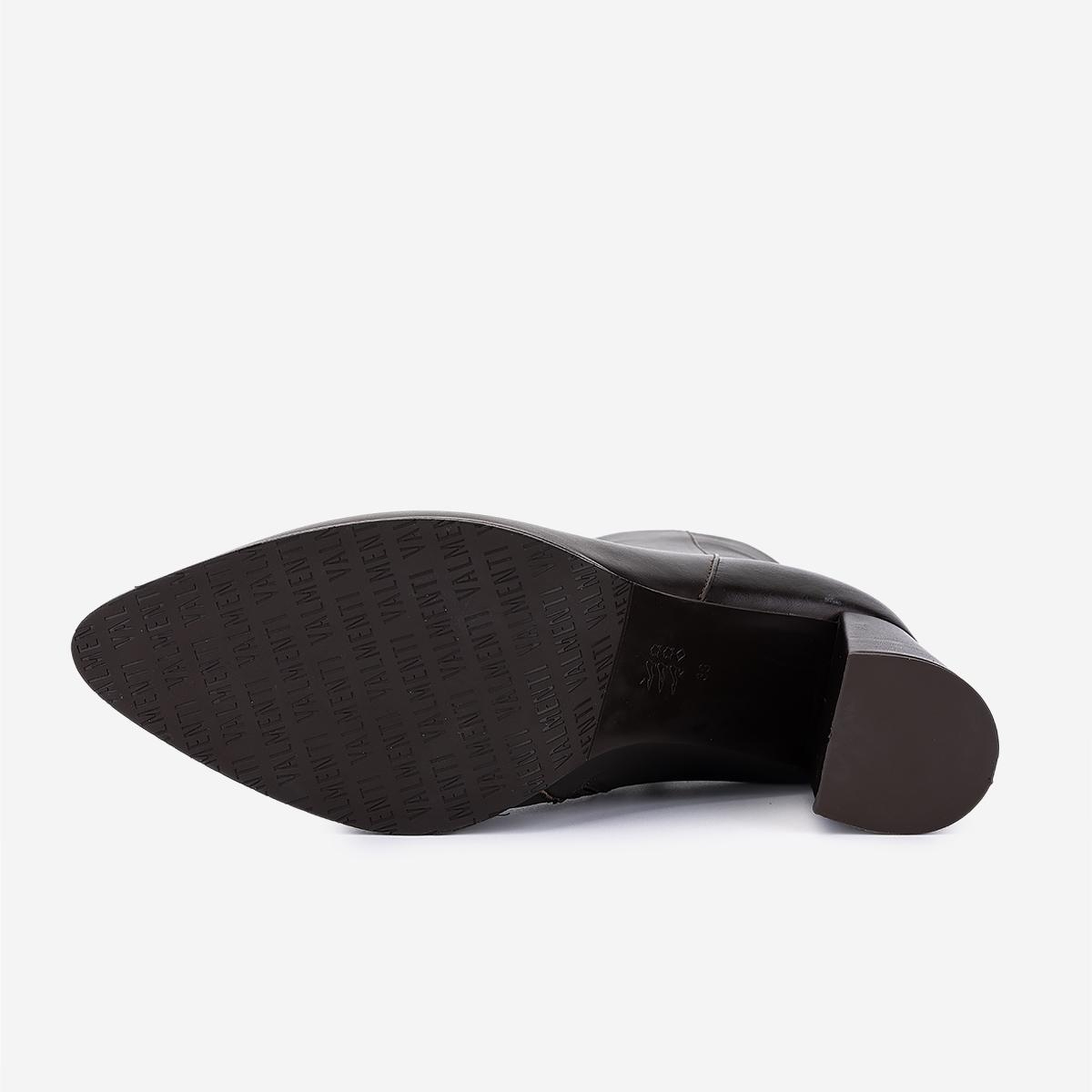 Valmenti Kadın Hakiki Deri Kahverengi Topuklu Bot