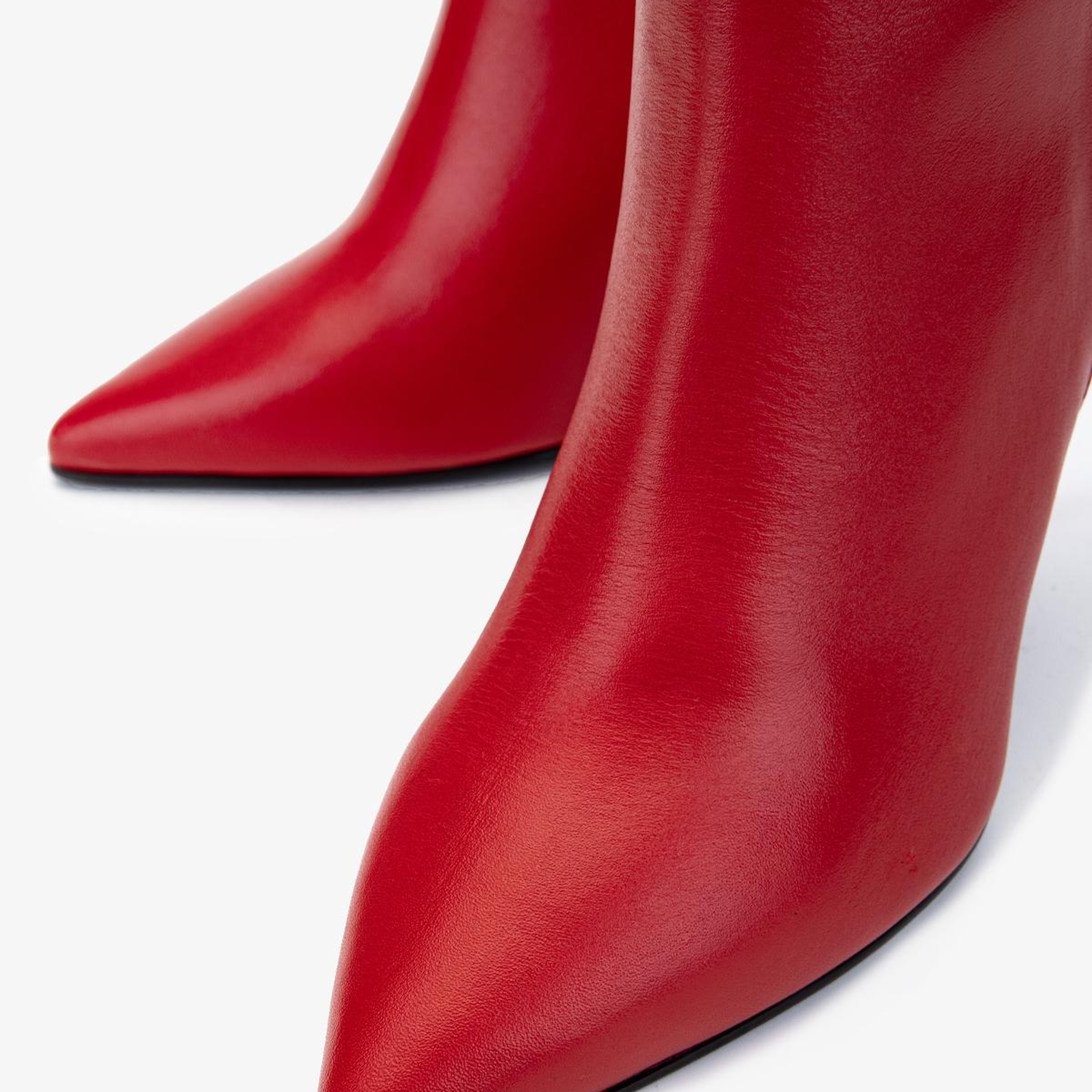 Valmenti Kadın Hakiki Deri Kırmızı Topuklu Bot