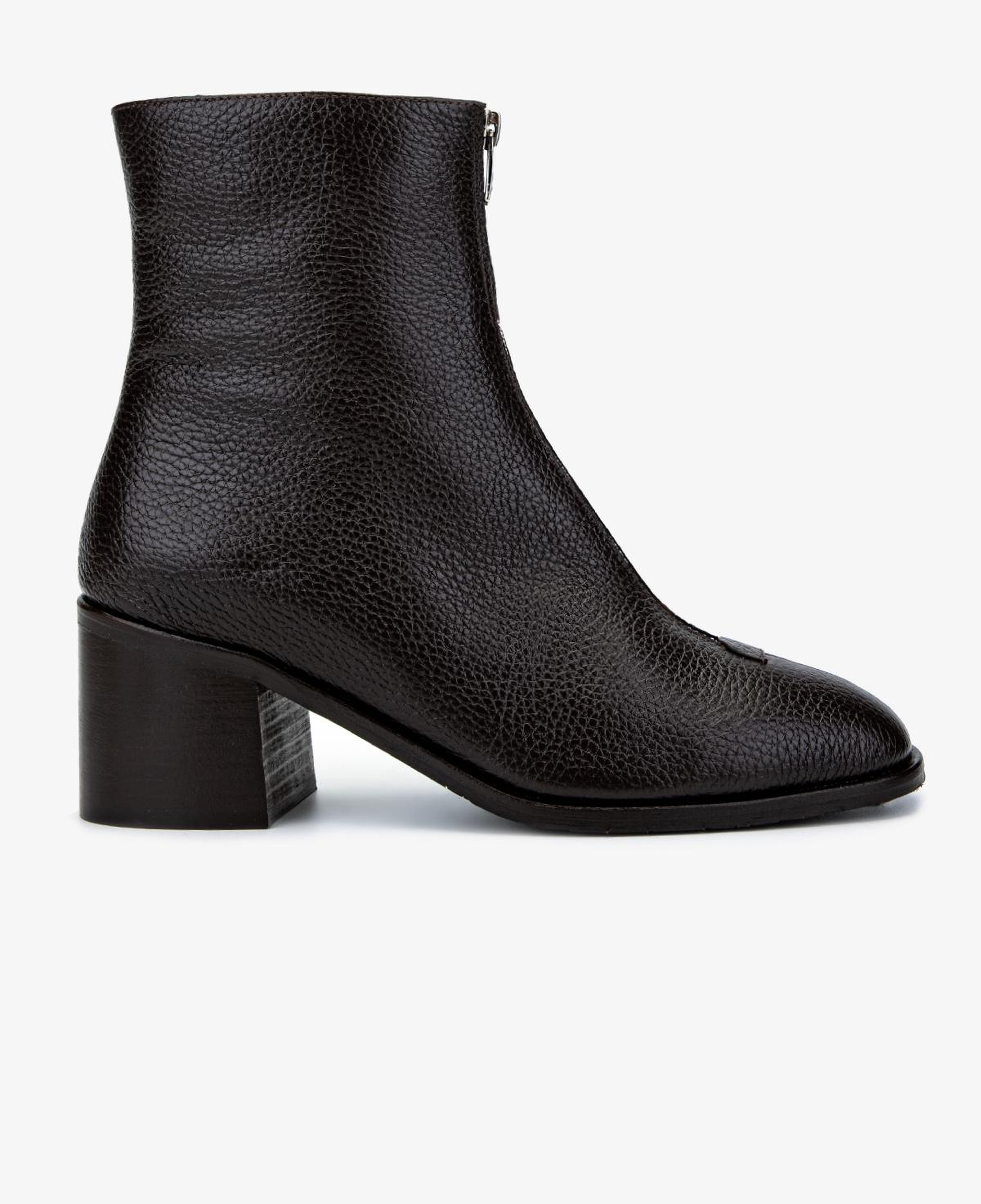 Valmenti Kadın Hakiki Deri Kahverengi Topuklu Bot