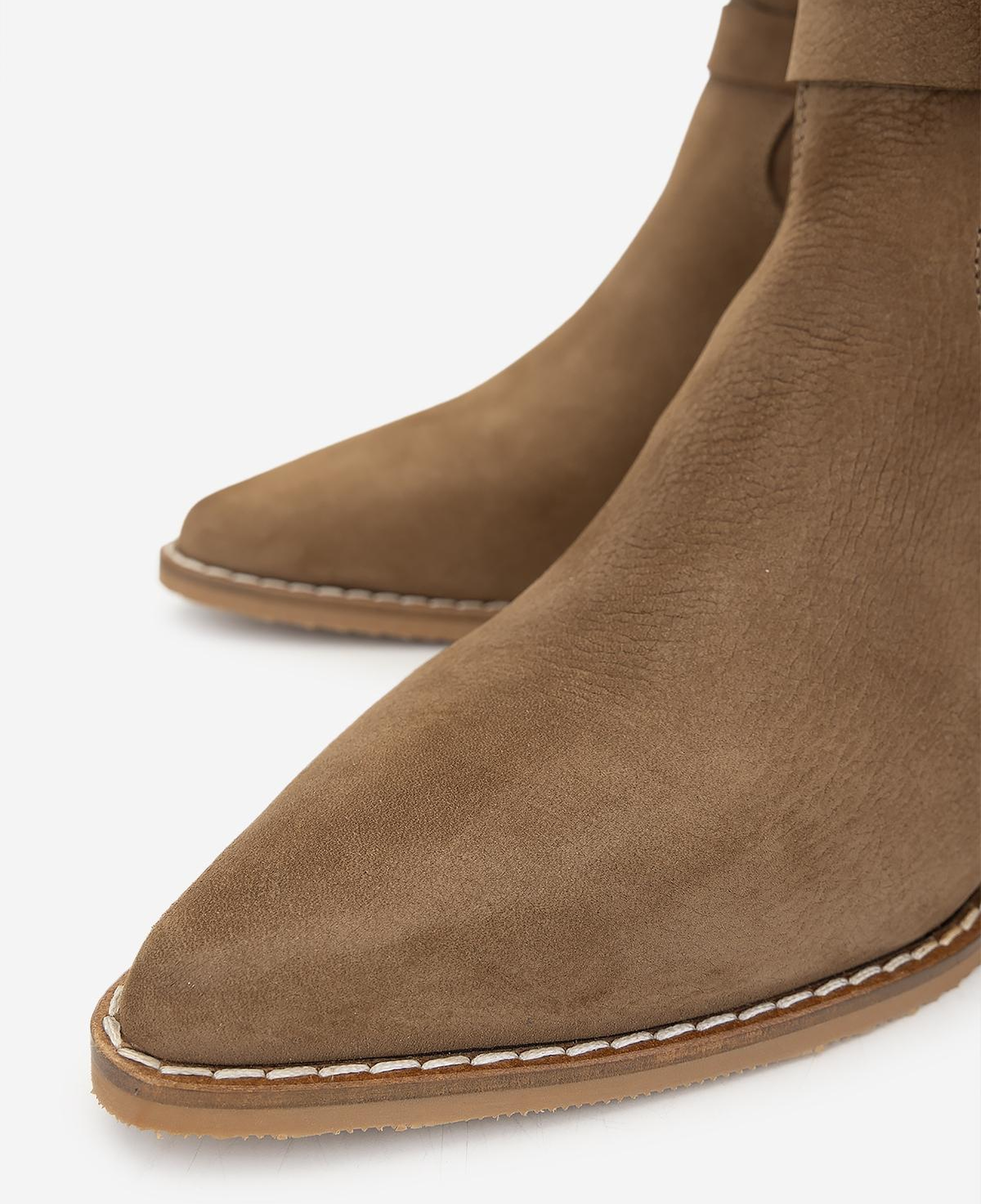 Valmenti Kadın Hakiki Deri Taba Topuklu Bot