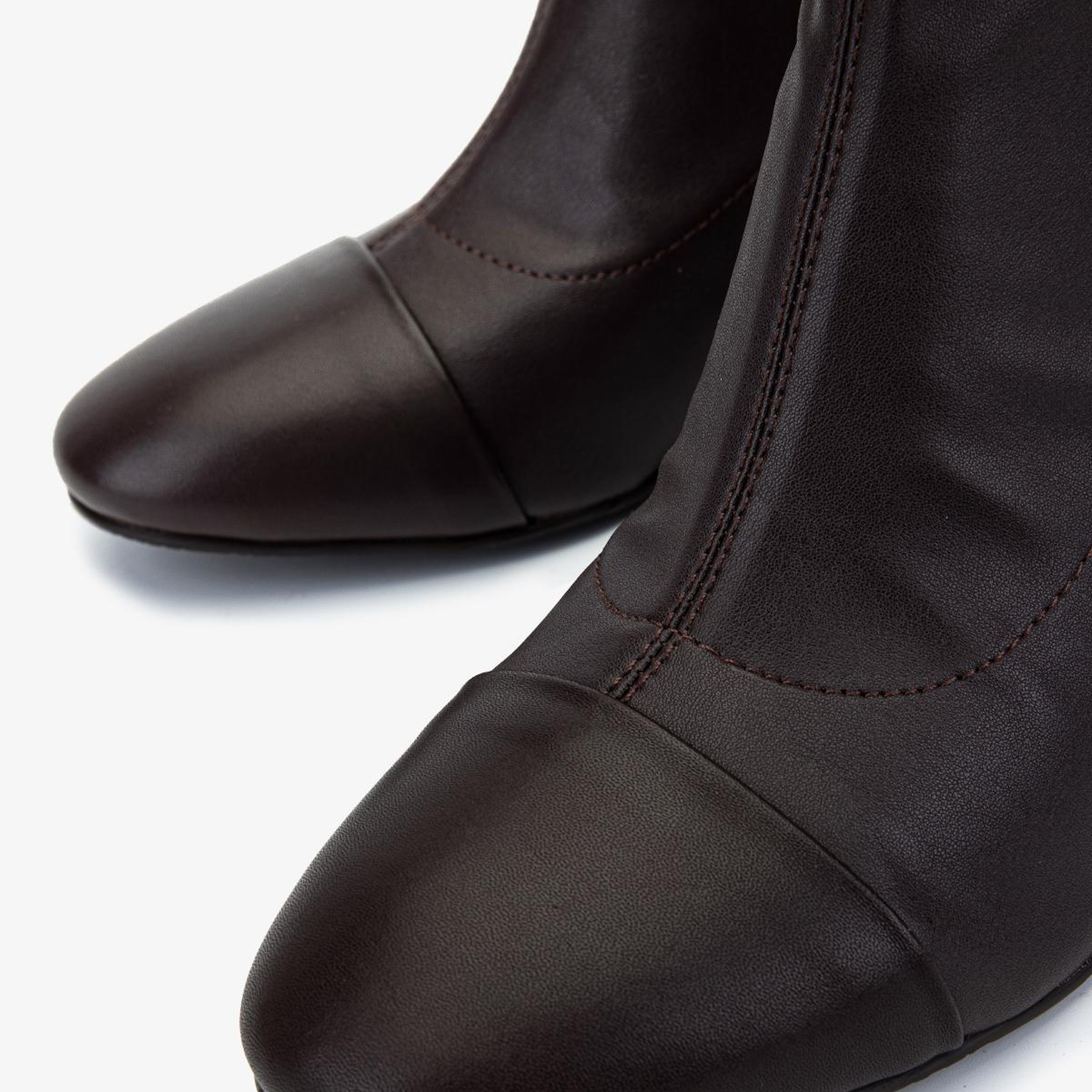 Valmenti Kadın Deri & Suni Kahverengi Topuklu Bot