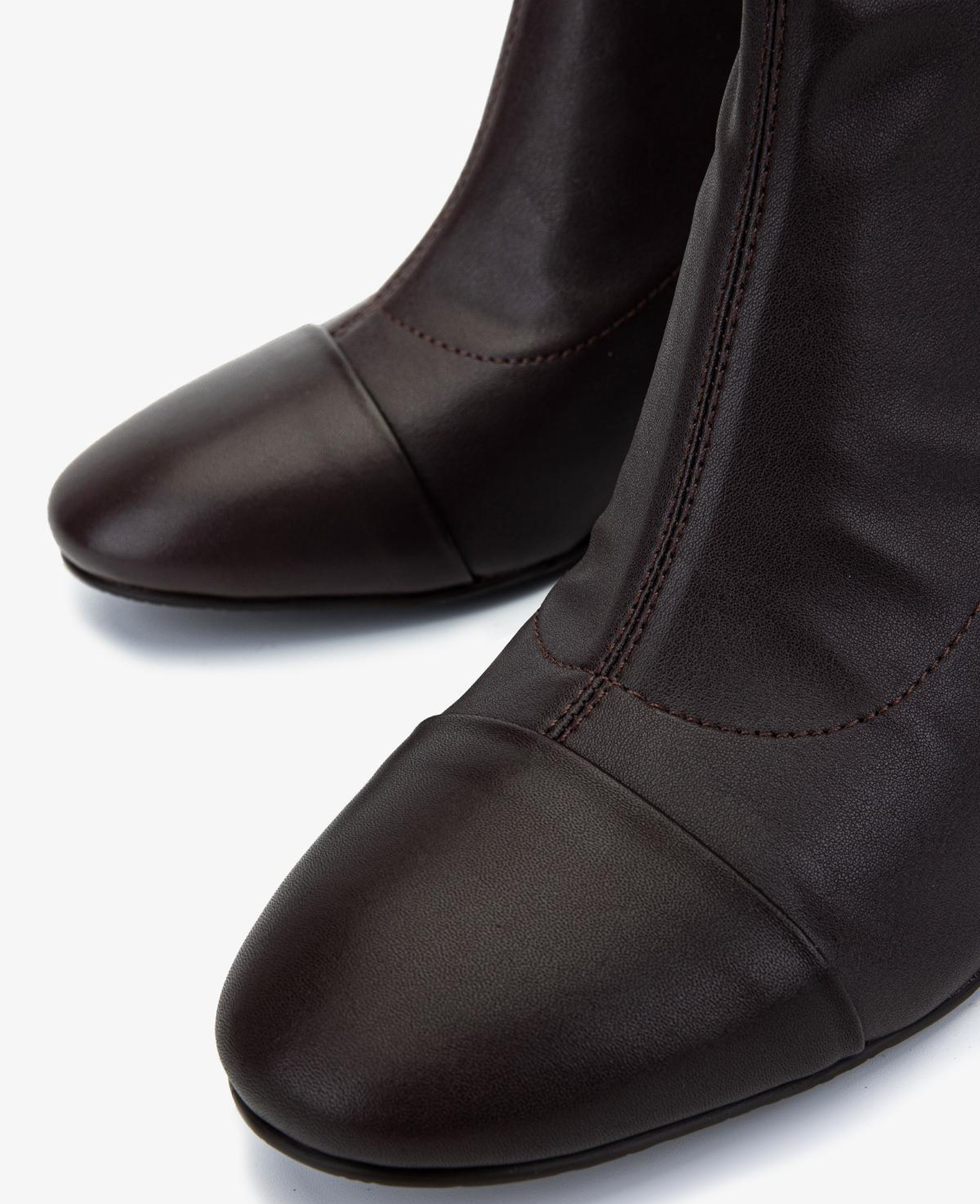 Valmenti Kadın Deri & Suni Kahverengi Topuklu Bot