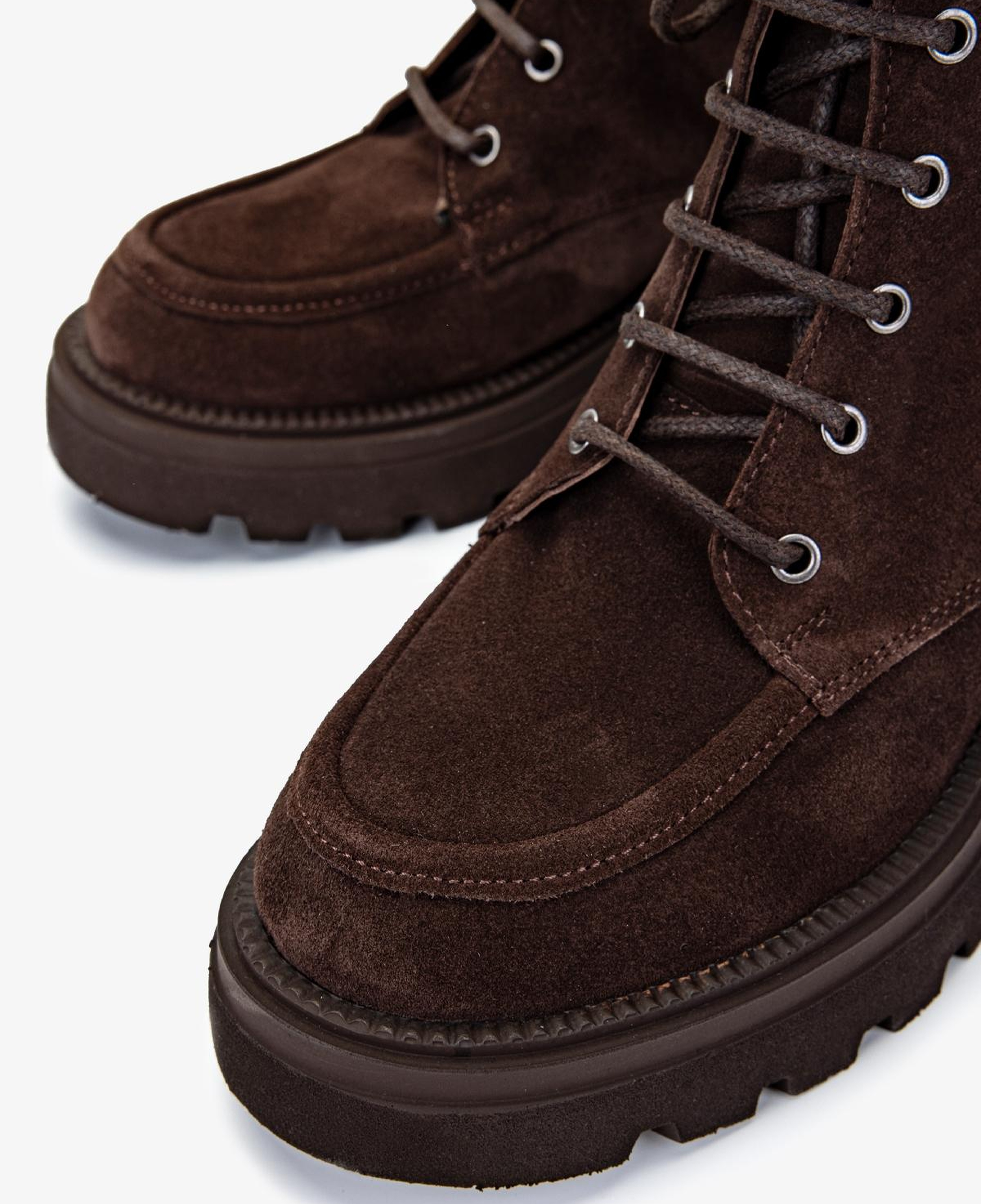 Valmenti Kadın Hakiki Deri Kahverengi Süet Düz Bot