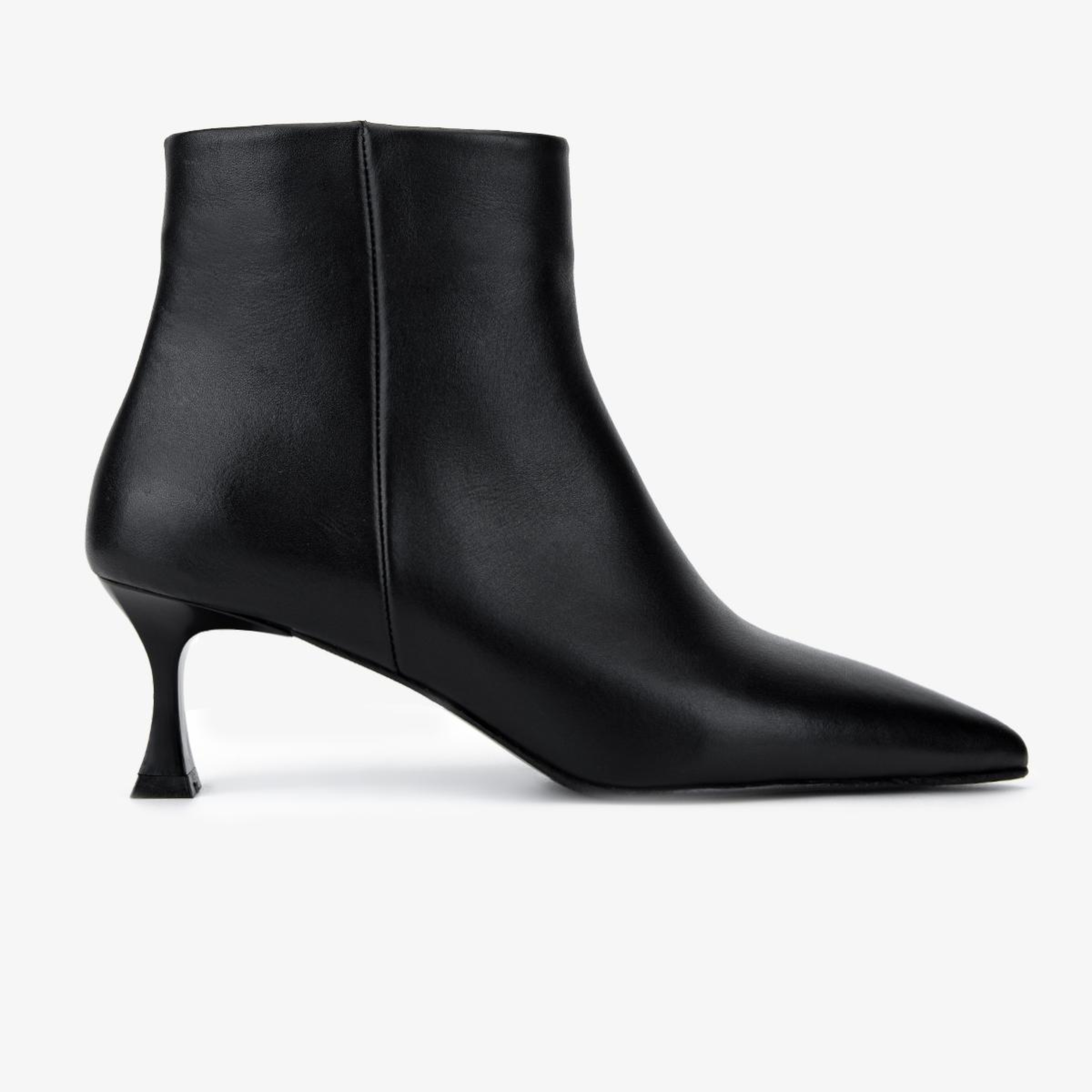 Valmenti Kadın Hakiki Deri Siyah Deri Topuklu Bot