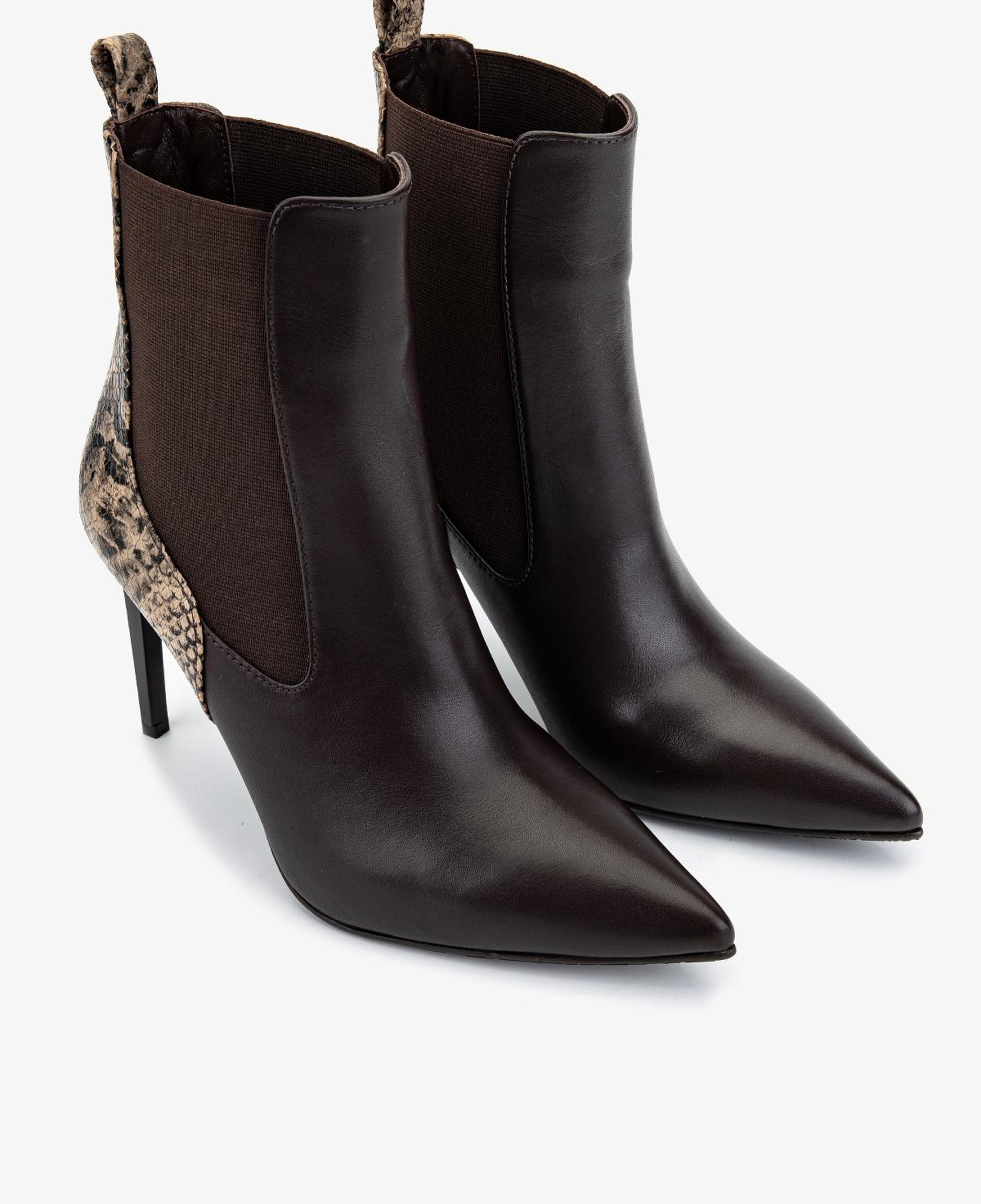 Valmenti Kadın Hakiki Deri Kahverengi Topuklu Bot