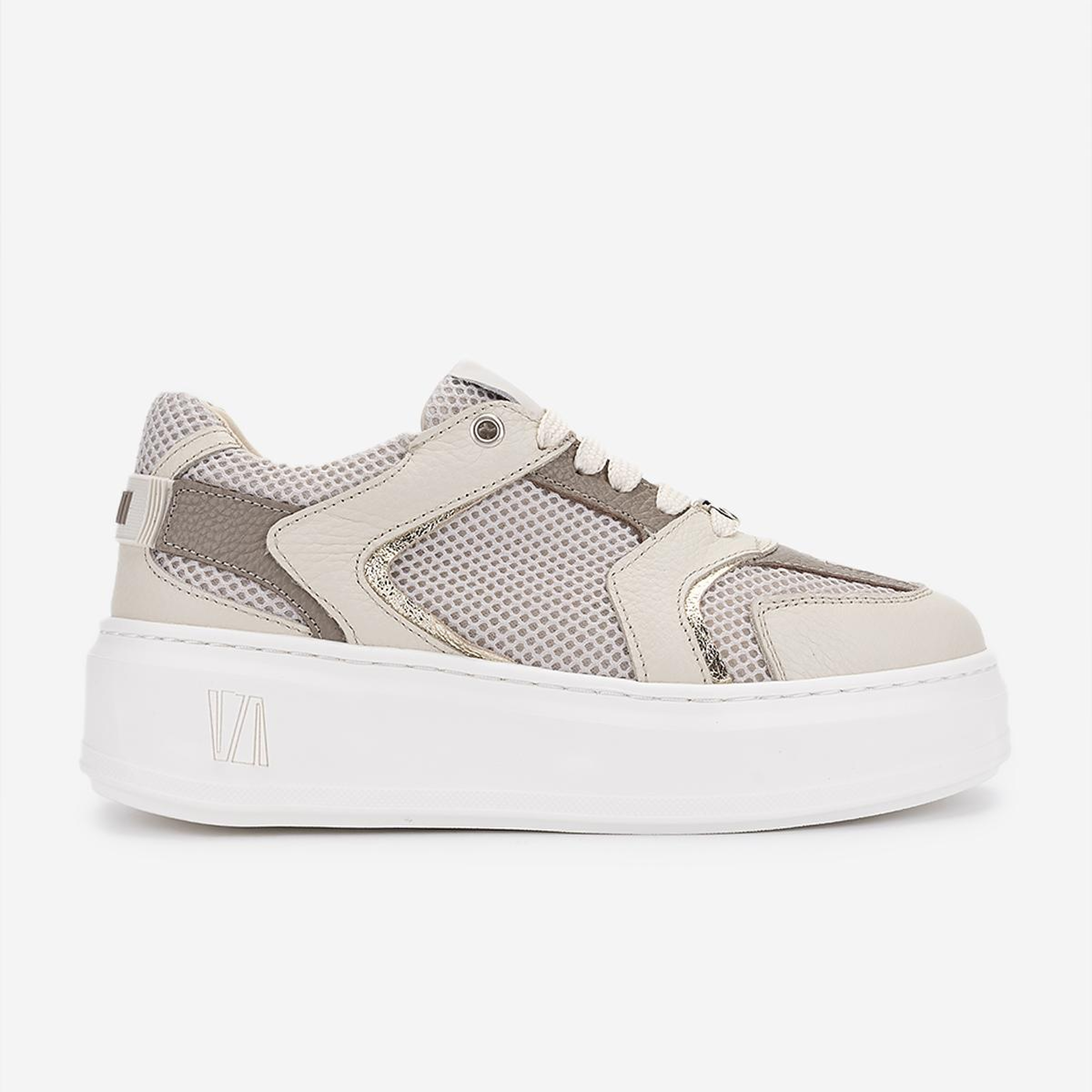 Valmenti Kadın Deri & Tekstil Bej Sneakers & Spor Ayakkabı
