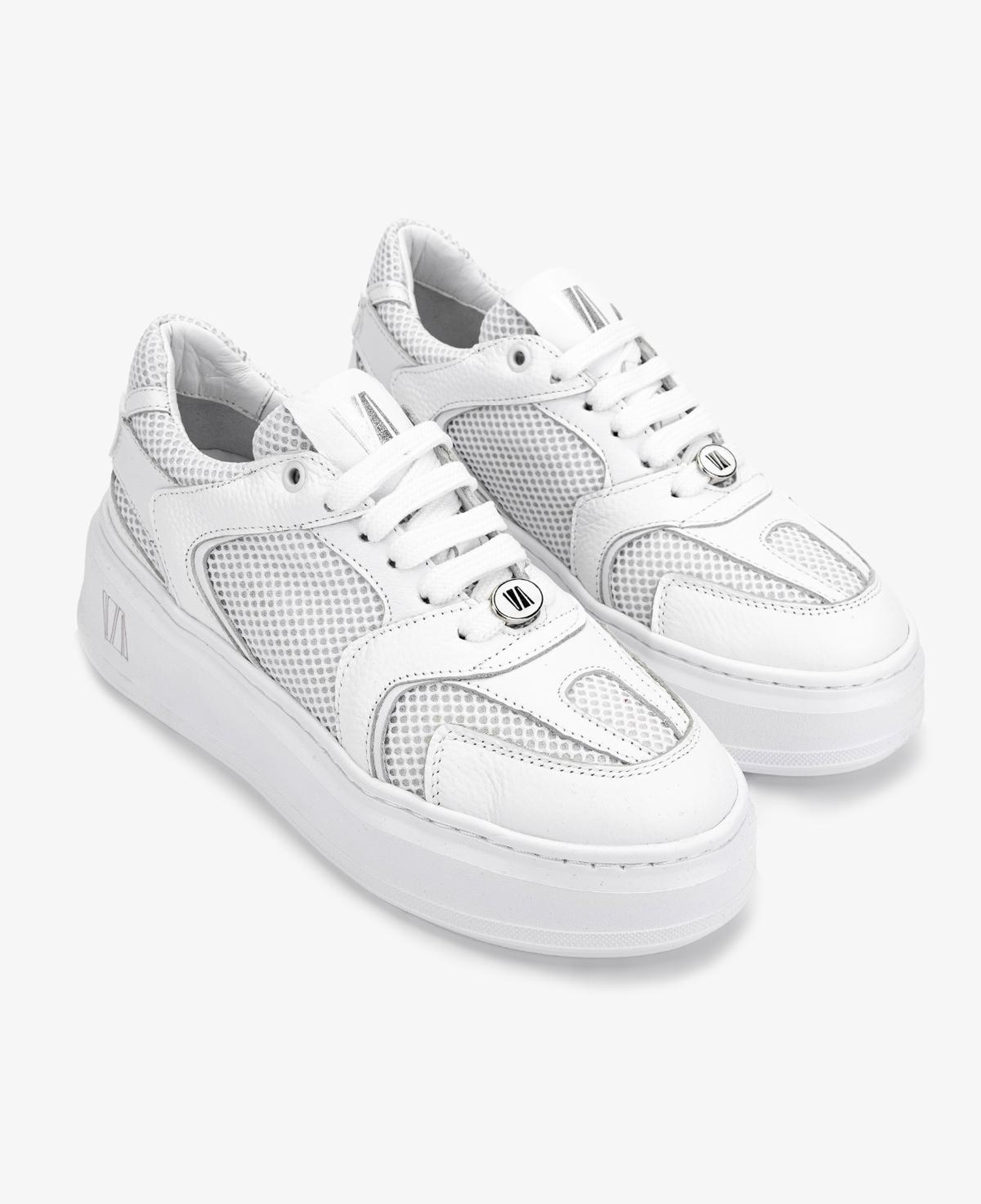 Valmenti Kadın Deri & Tekstil Beyaz Sneakers & Spor Ayakkabı